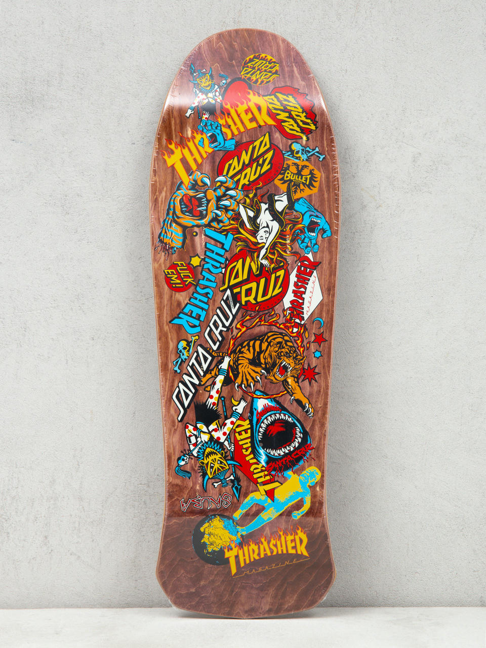 Декa Santa Cruz X Thrasher Salba Oops (brown)