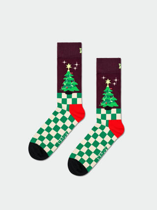  Шкарпетки Happy Socks Christmas Tree (dark red)