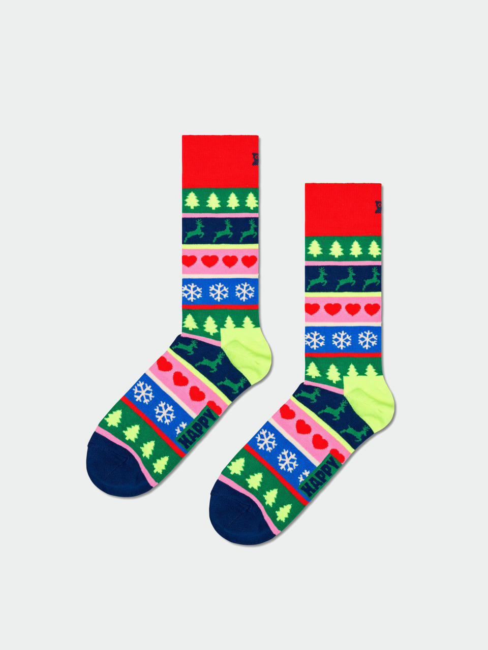  Шкарпетки Happy Socks Christmas Stripe (red)