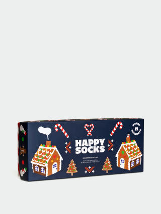  Шкарпетки Happy Socks 4 Pack Gingerbreads Gift Set (navy)