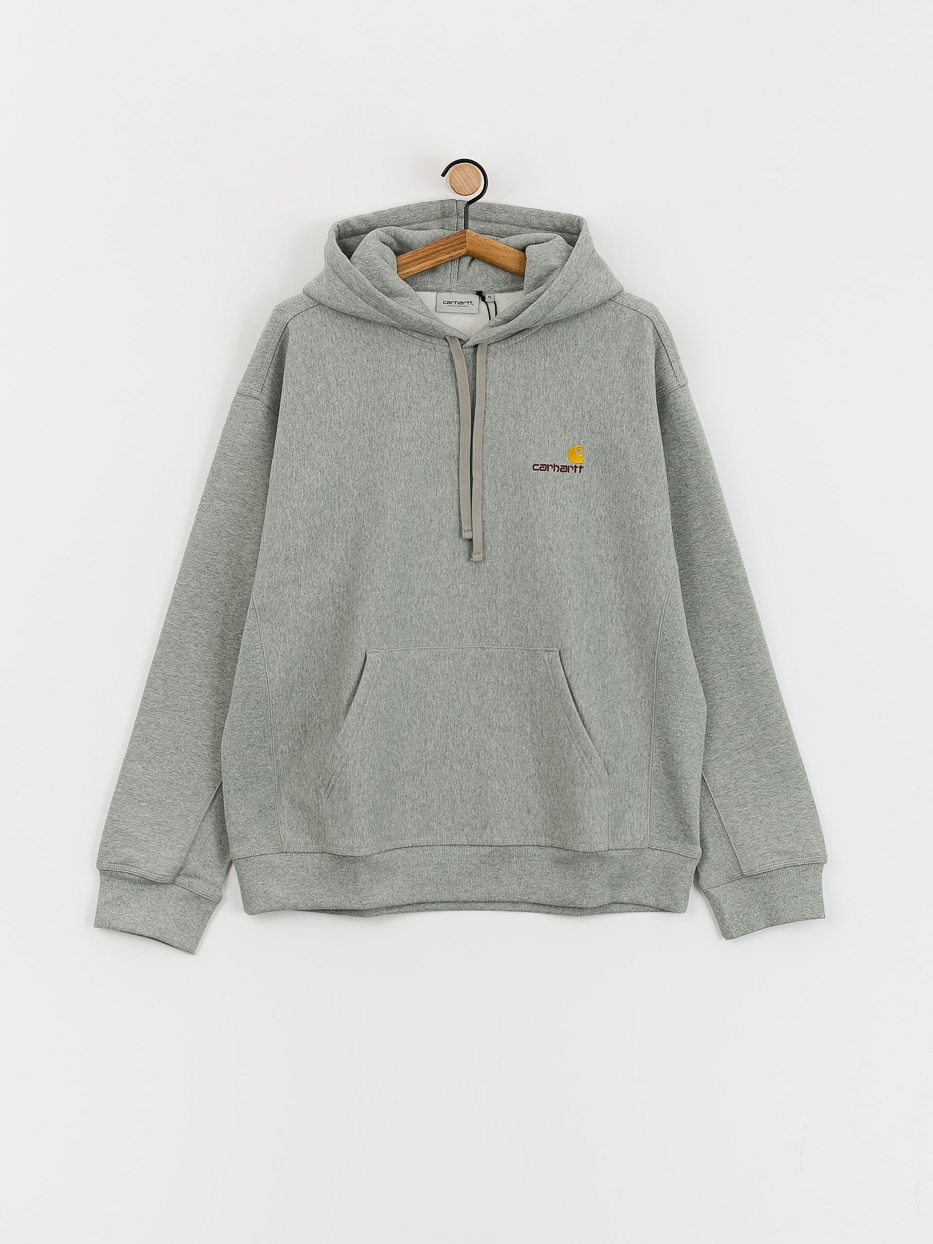 Худі Carhartt WIP American Script HD (grey heather)