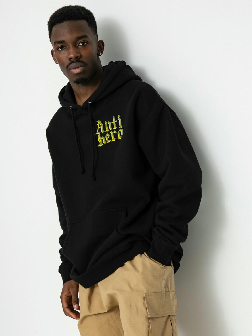 Худі Antihero Trmnl Vlcty HD (black/olive/yellow)