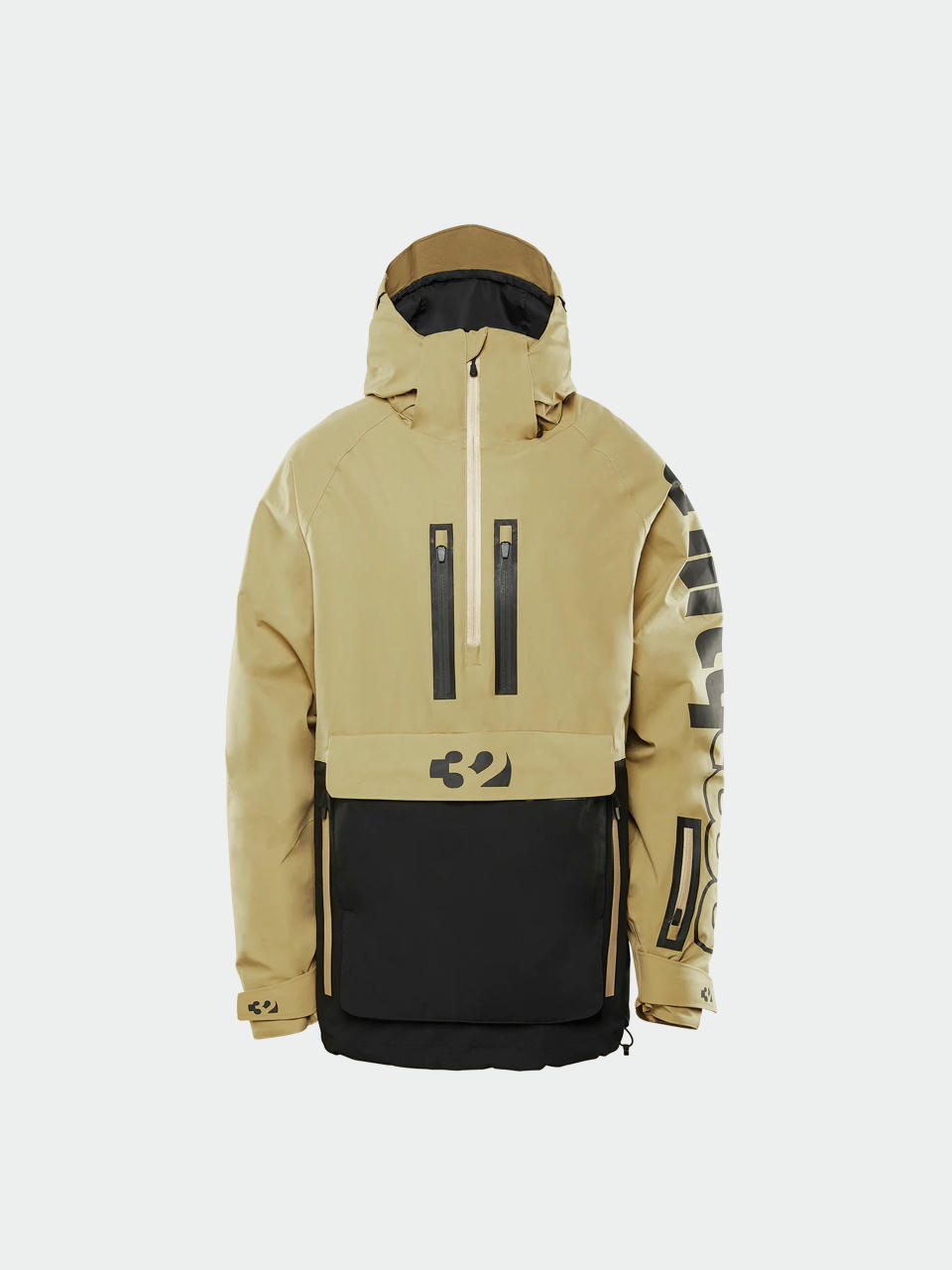 Чоловіча Куртка для сноуборду ThirtyTwo Light Anorak (black/tan)