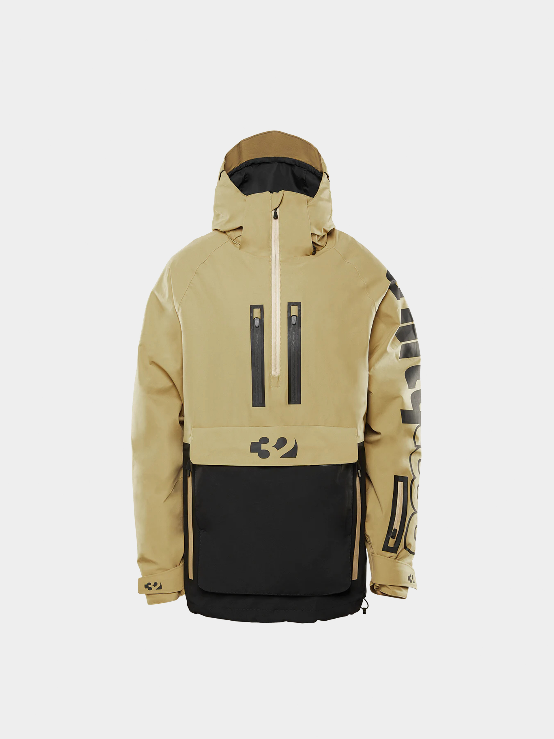 Куртка для сноуборду ThirtyTwo Light Anorak (black/tan)