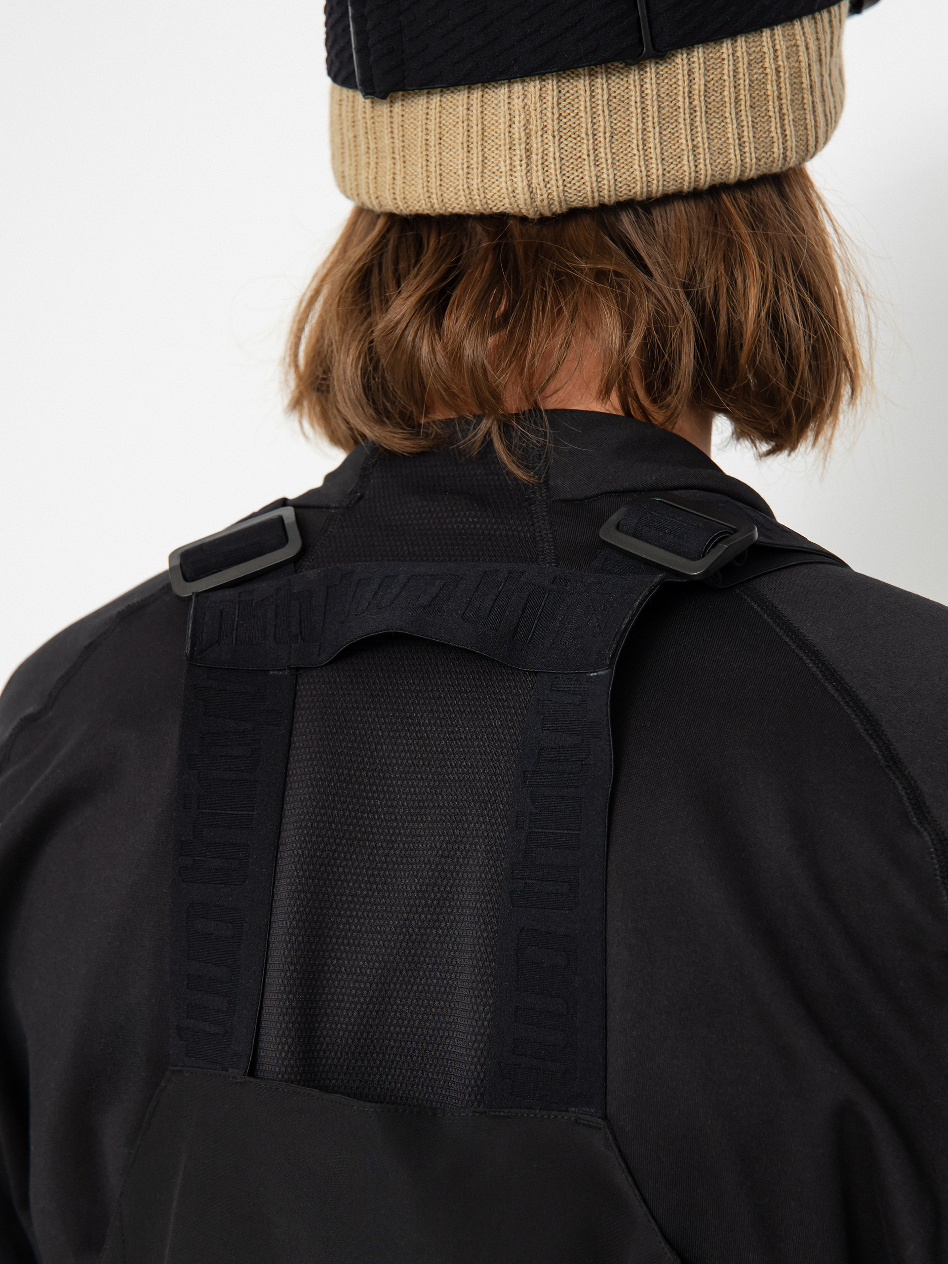 Чоловічі Сноубордичні штани ThirtyTwo Basement Bib (black/tan)