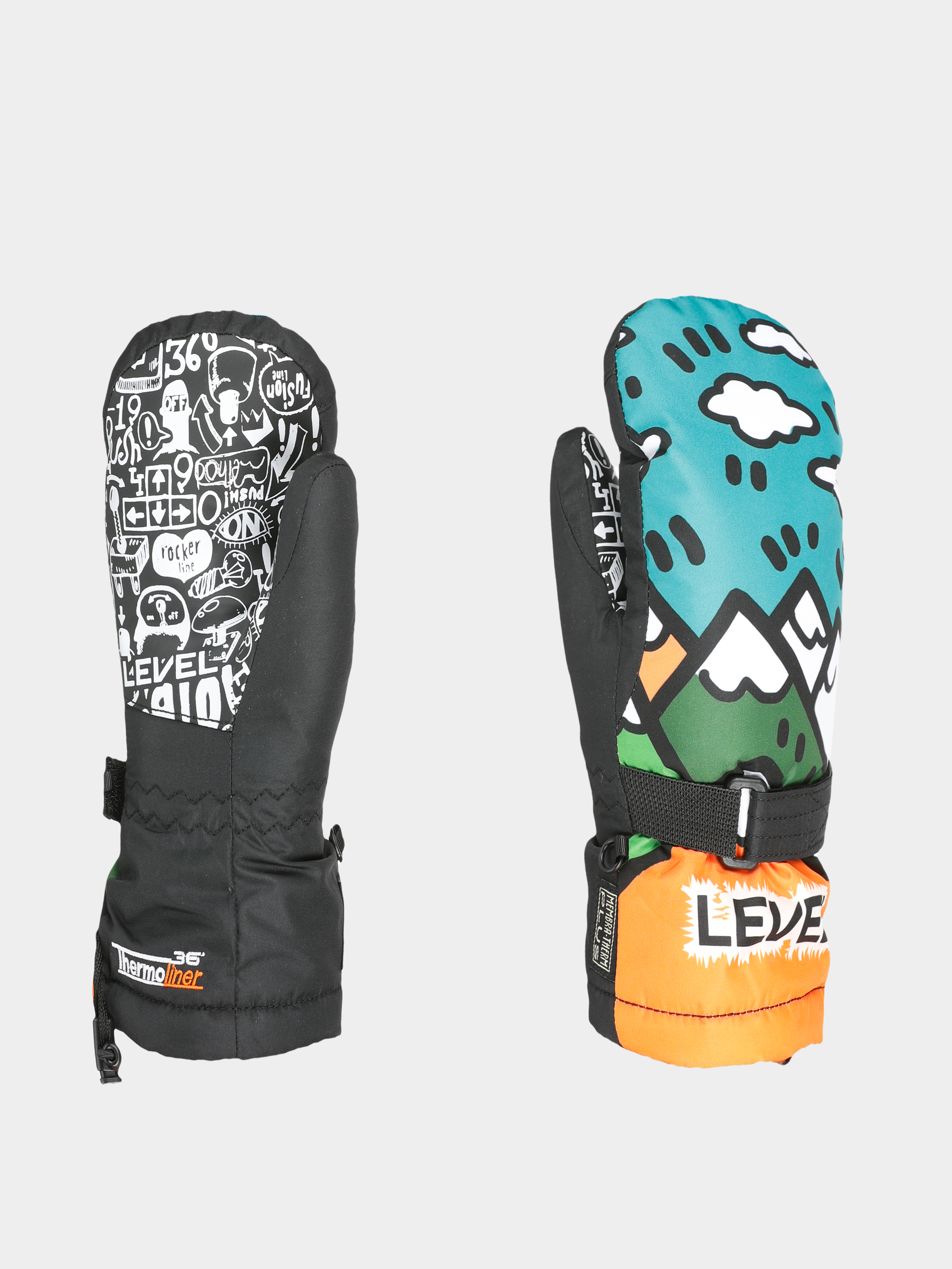 Рукавиці Level Junior Mitt JR (orange)