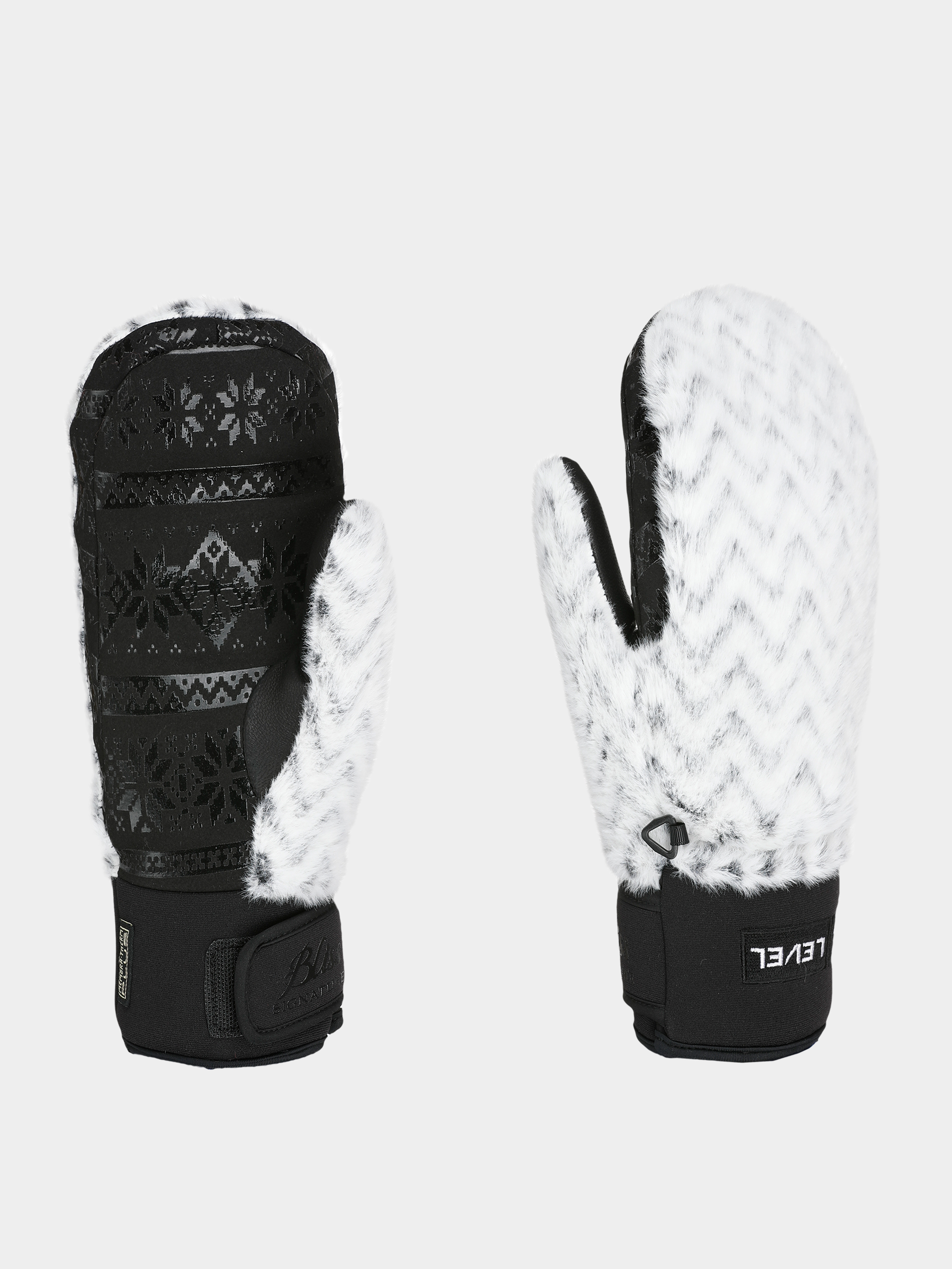 u0420u0443u043au0430u0432u0438u0446u0456 Level Siberian Mitt Wmn (black/white)