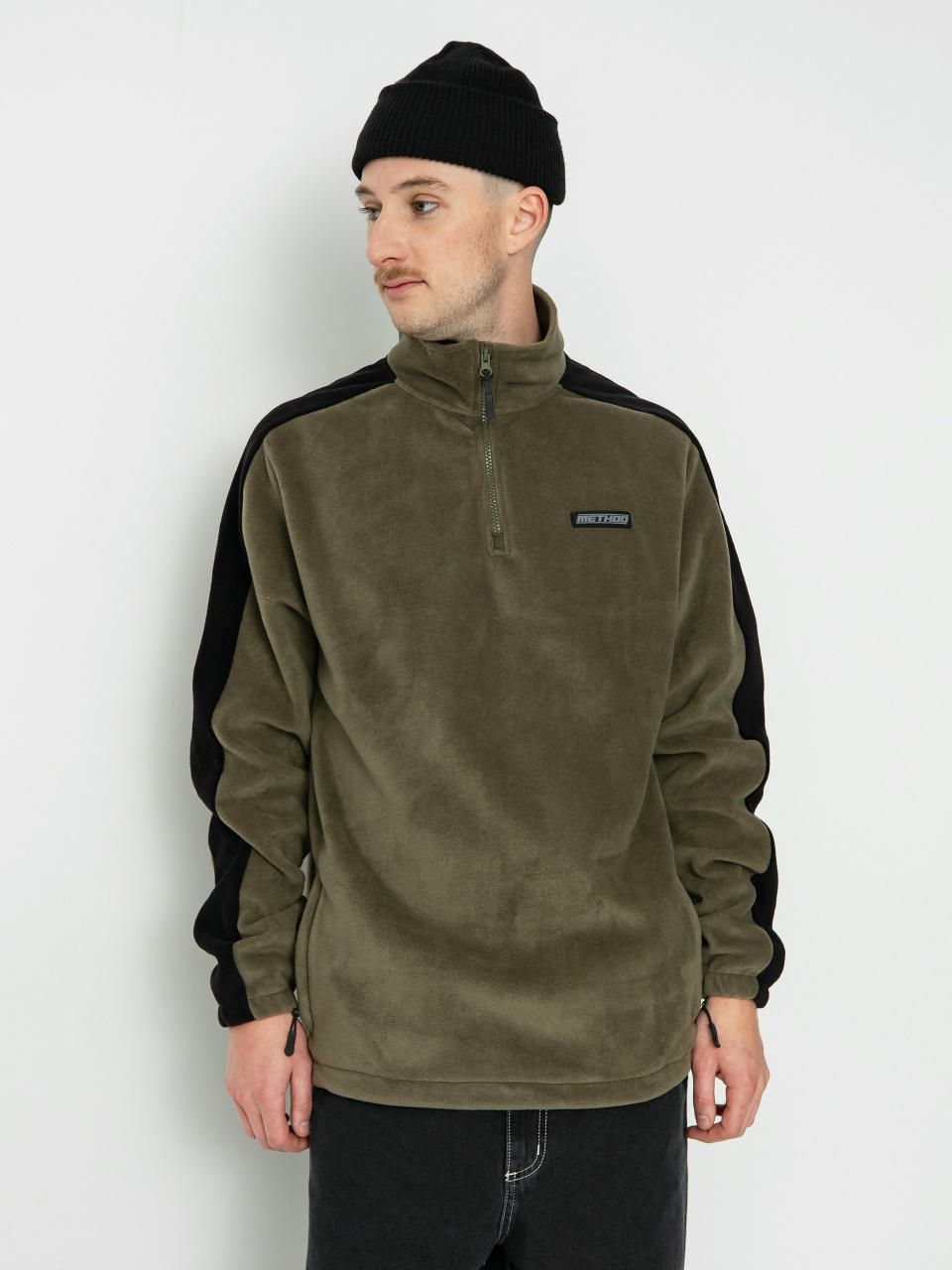 Флісовий светр Method Fast Times 1/4 Zip (khaki/black)