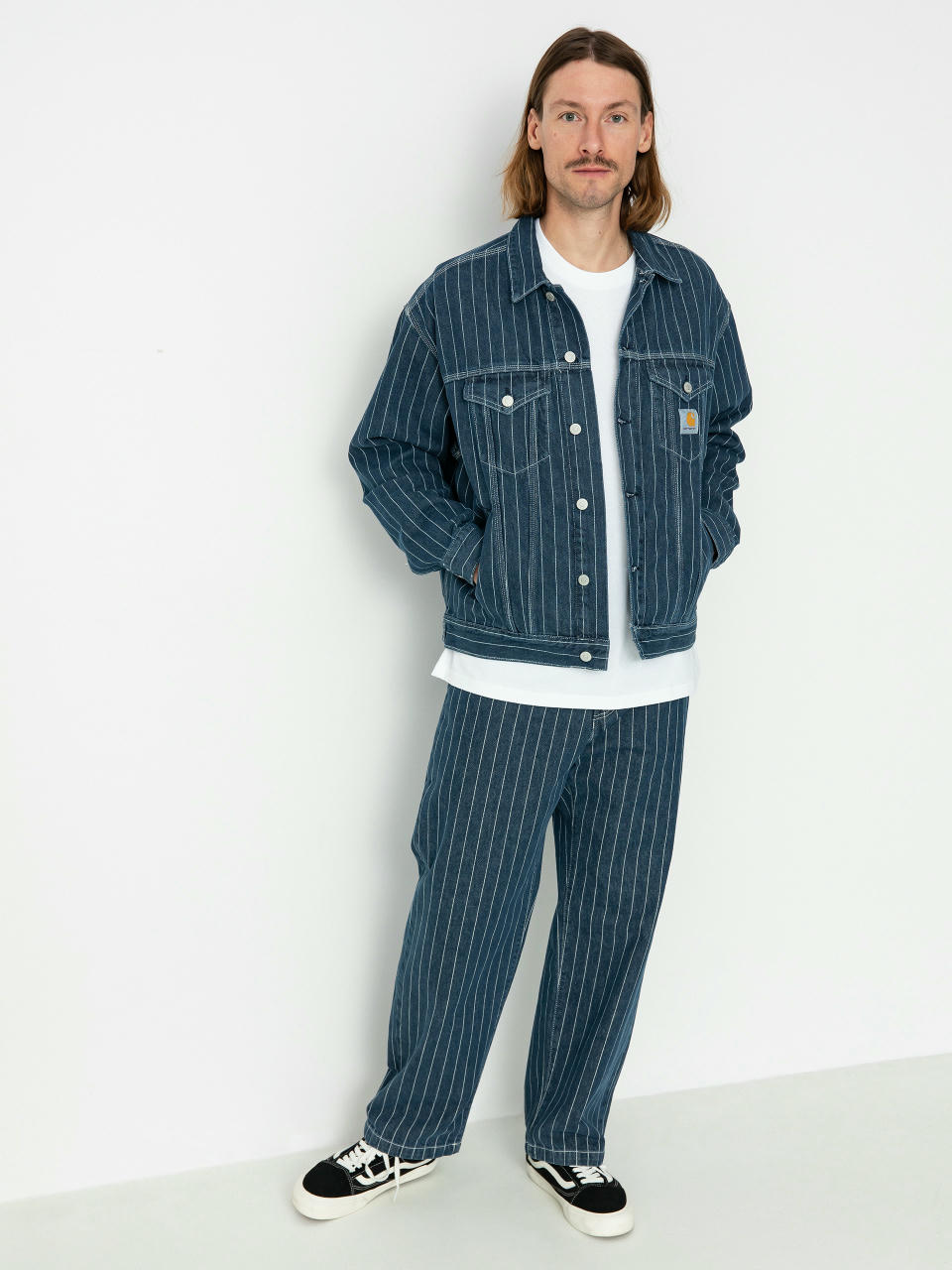 Куртка Carhartt WIP Orlean (orlean stripe/blue/white)