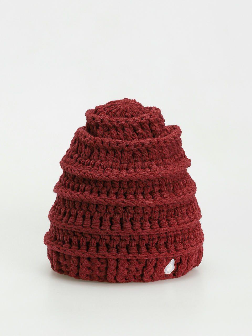 Шапка Volcom Rav Crochet Knit (maroon)