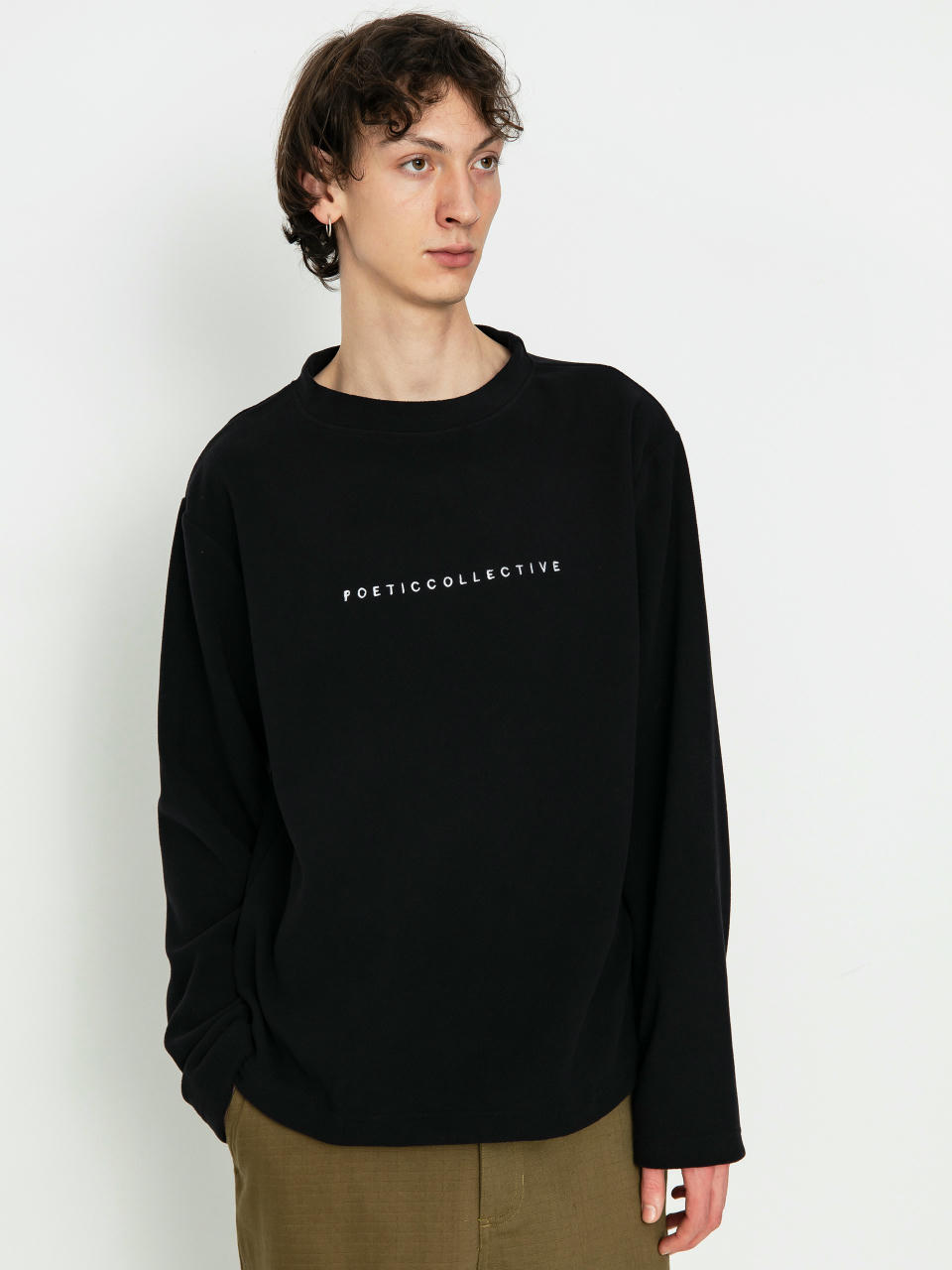 Світшот Poetic Collective Fleece Crew (black)