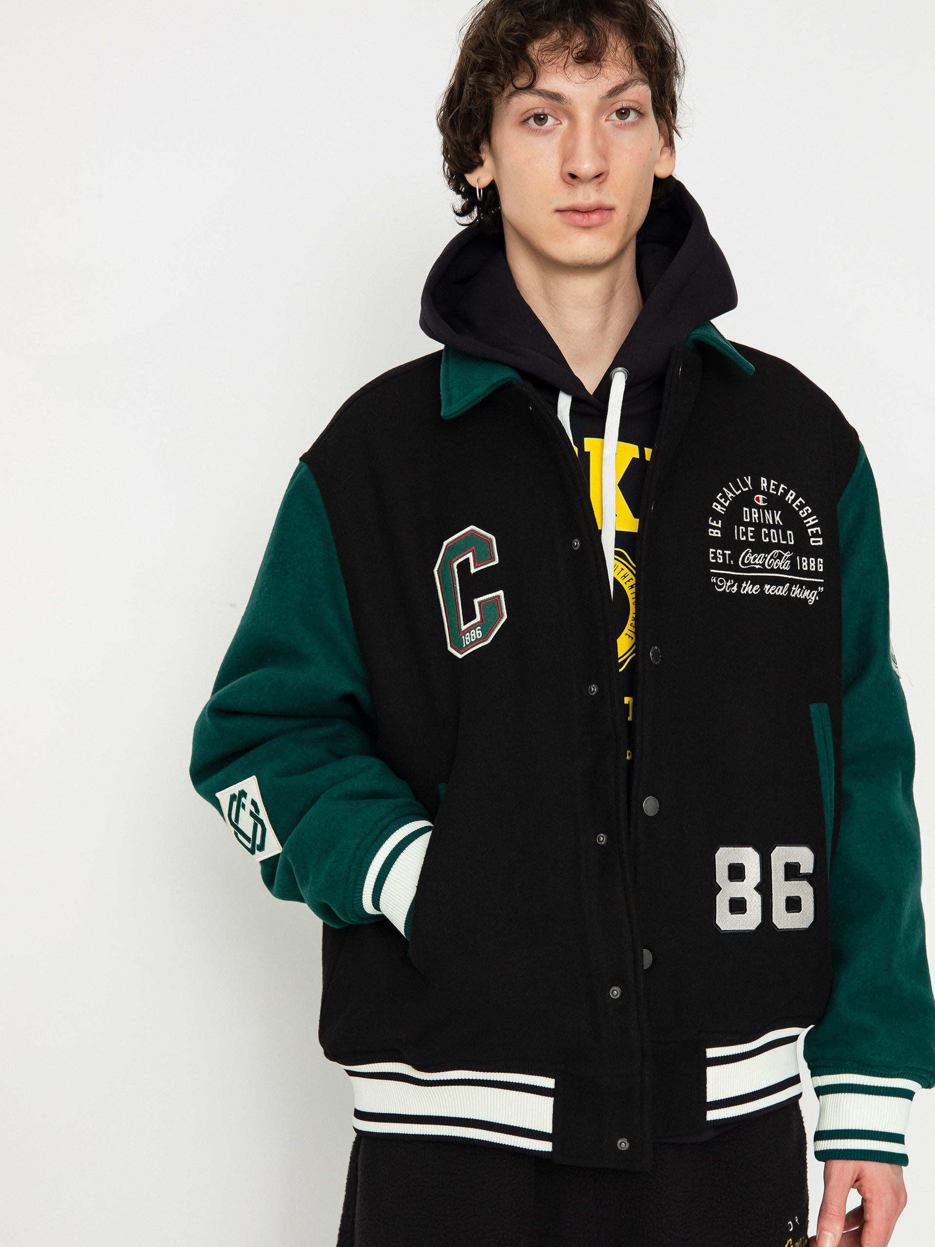 Куртка Champion X Coca Cola Bomber Jacket 220191 (nbk/hlg/ofw)