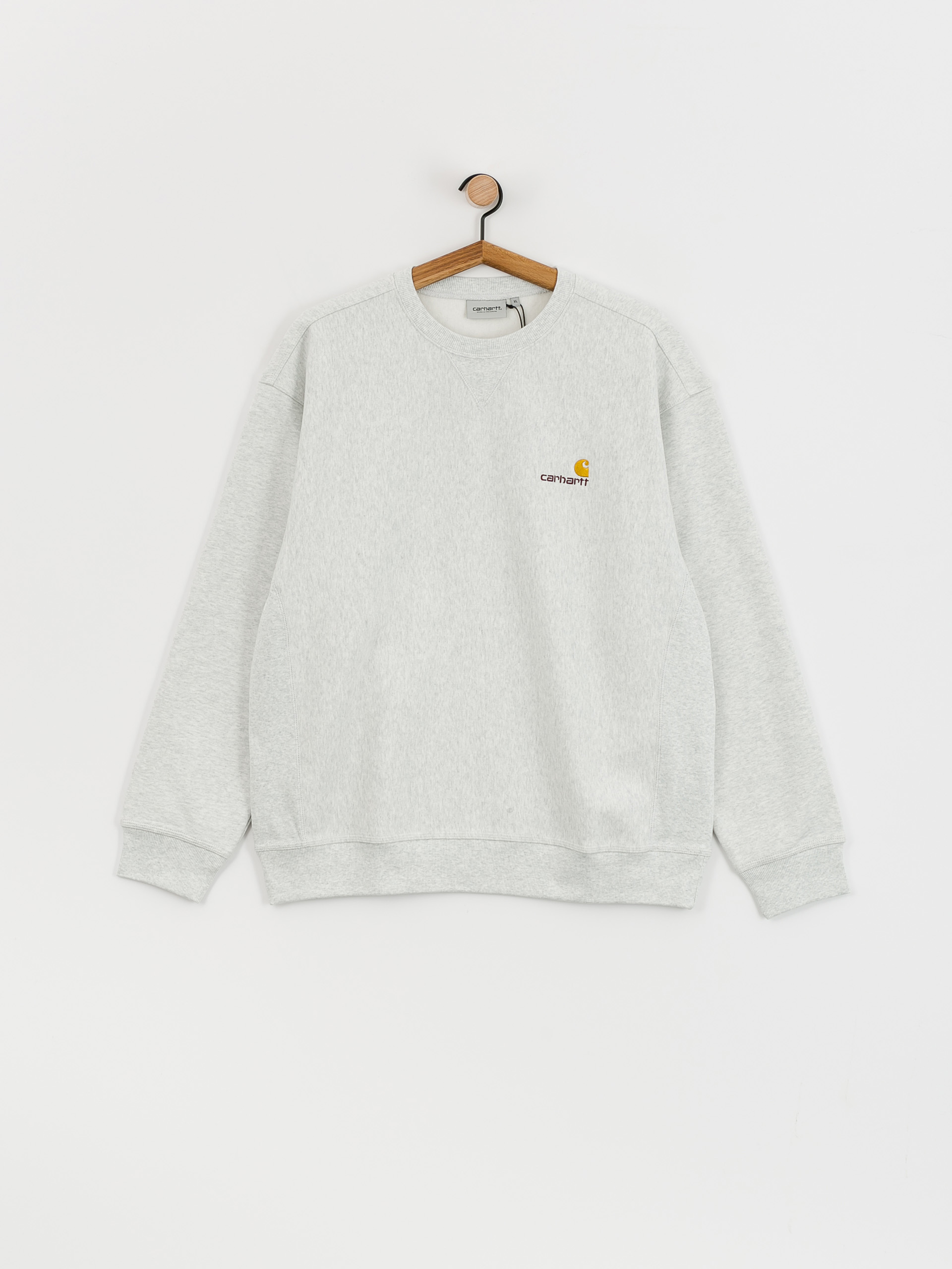 Світшот Carhartt WIP American Script (ash heather)