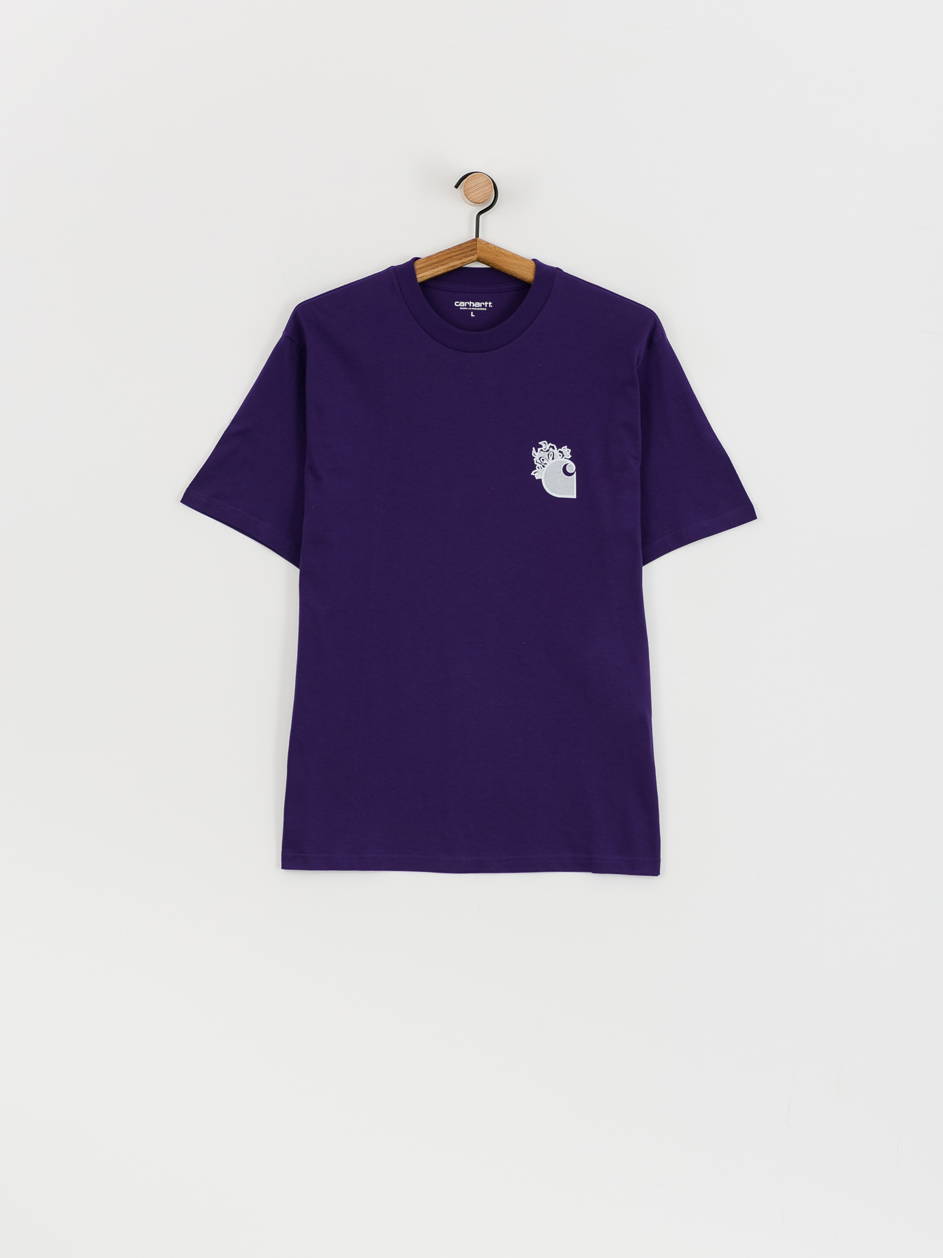 Футболка Carhartt WIP Little Hellraiser (tyrian/white)