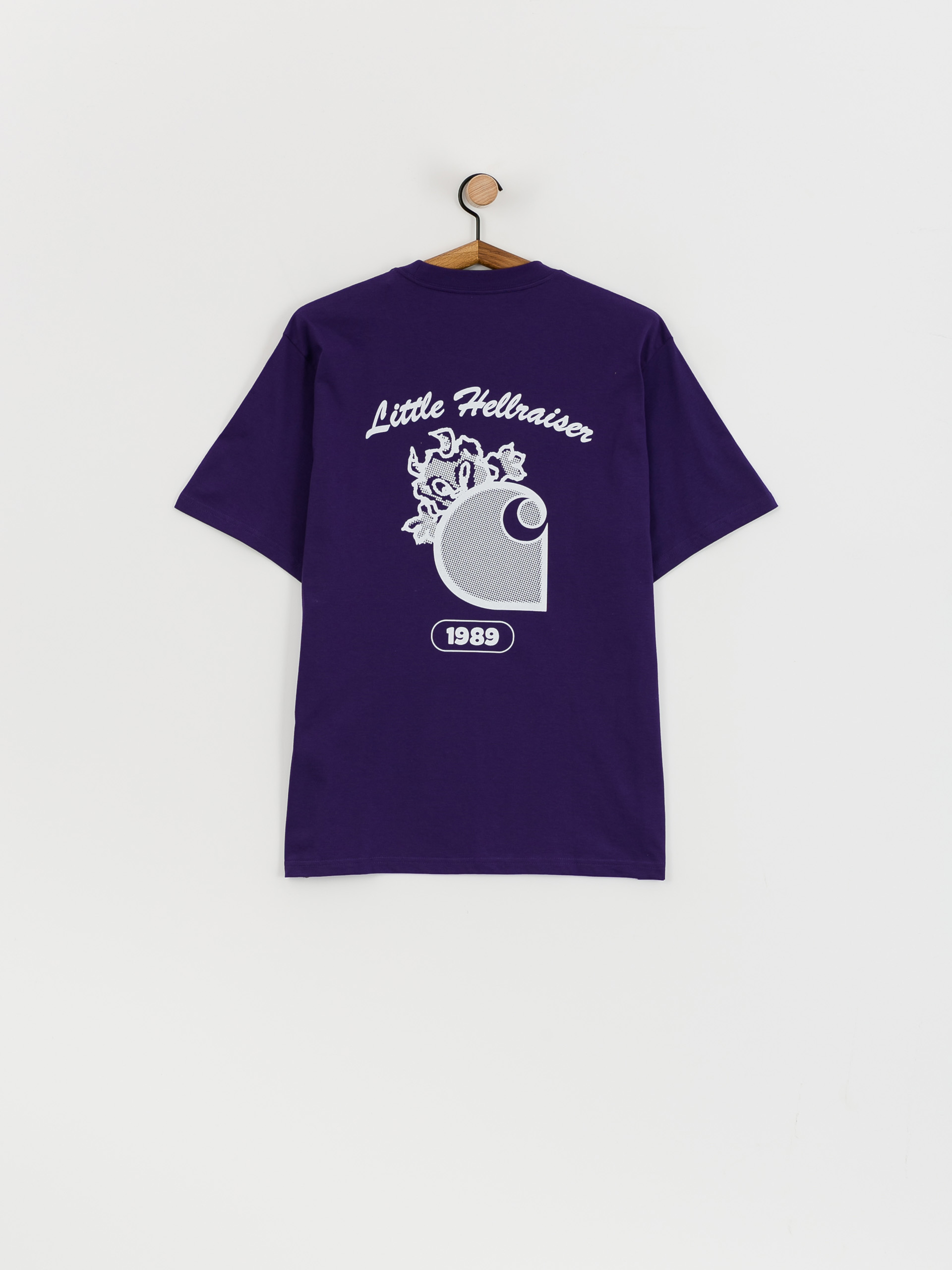 Футболка Carhartt WIP Little Hellraiser (tyrian/white)