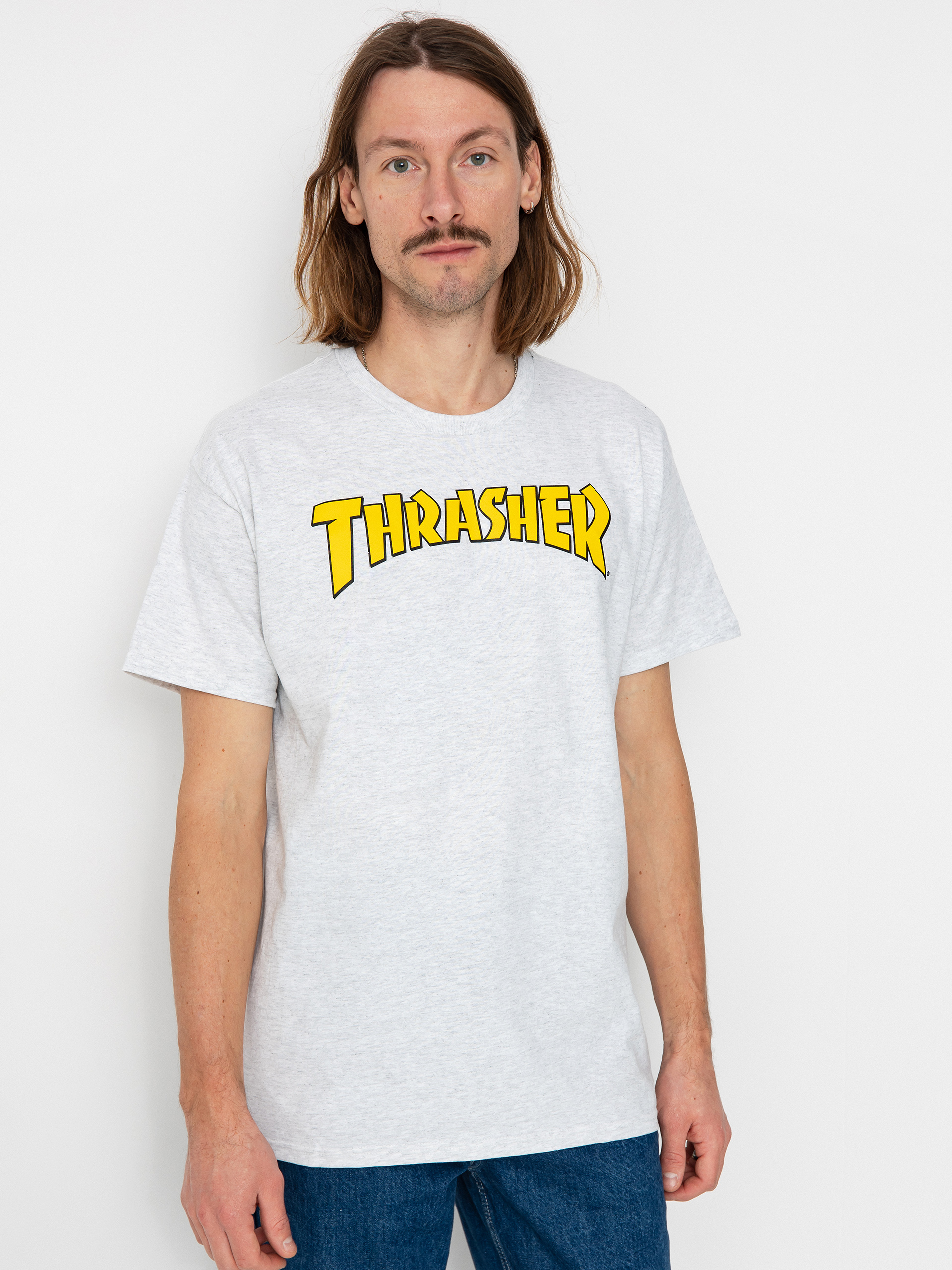 Футболка Thrasher Cover Logo (ash grey)