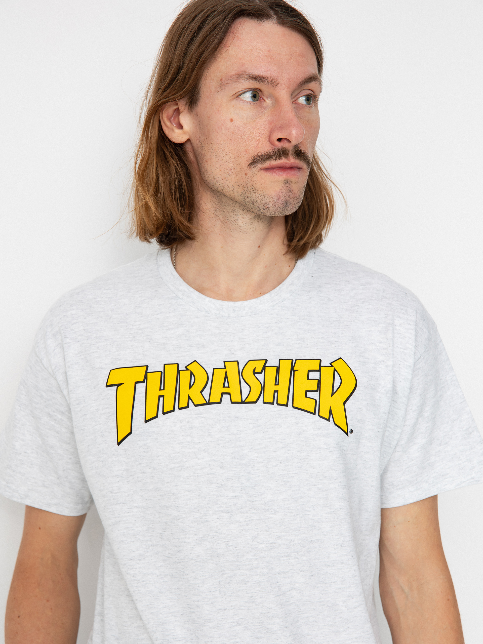 Футболка Thrasher Cover Logo (ash grey)