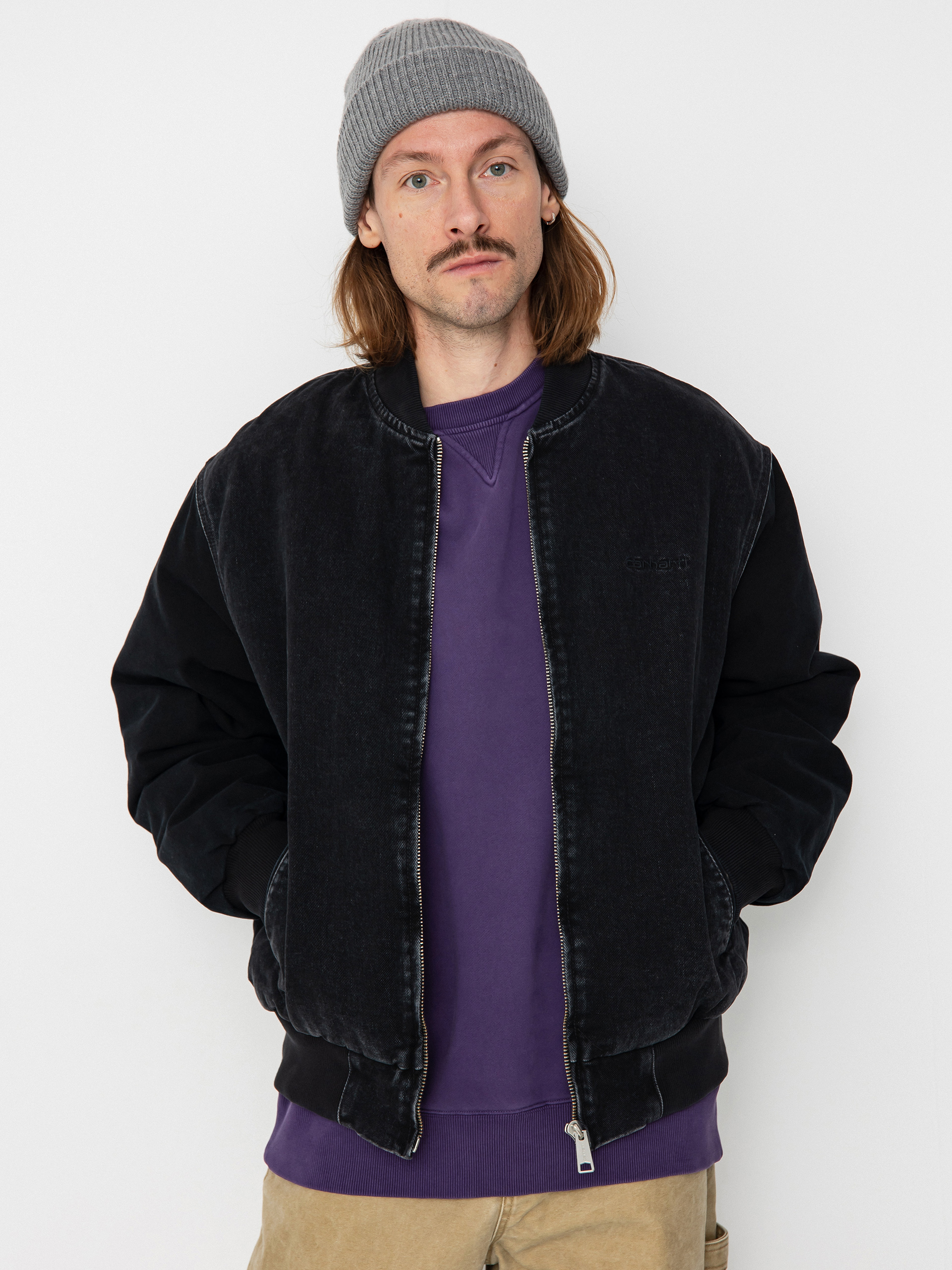 Куртка Carhartt WIP Paxon Bomber (black/black)