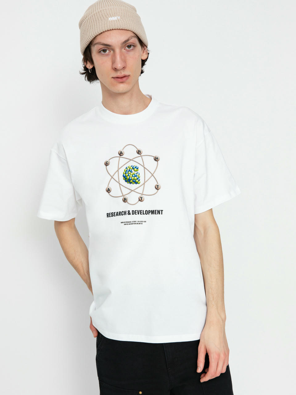 Футболка Carhartt WIP R&D (white)