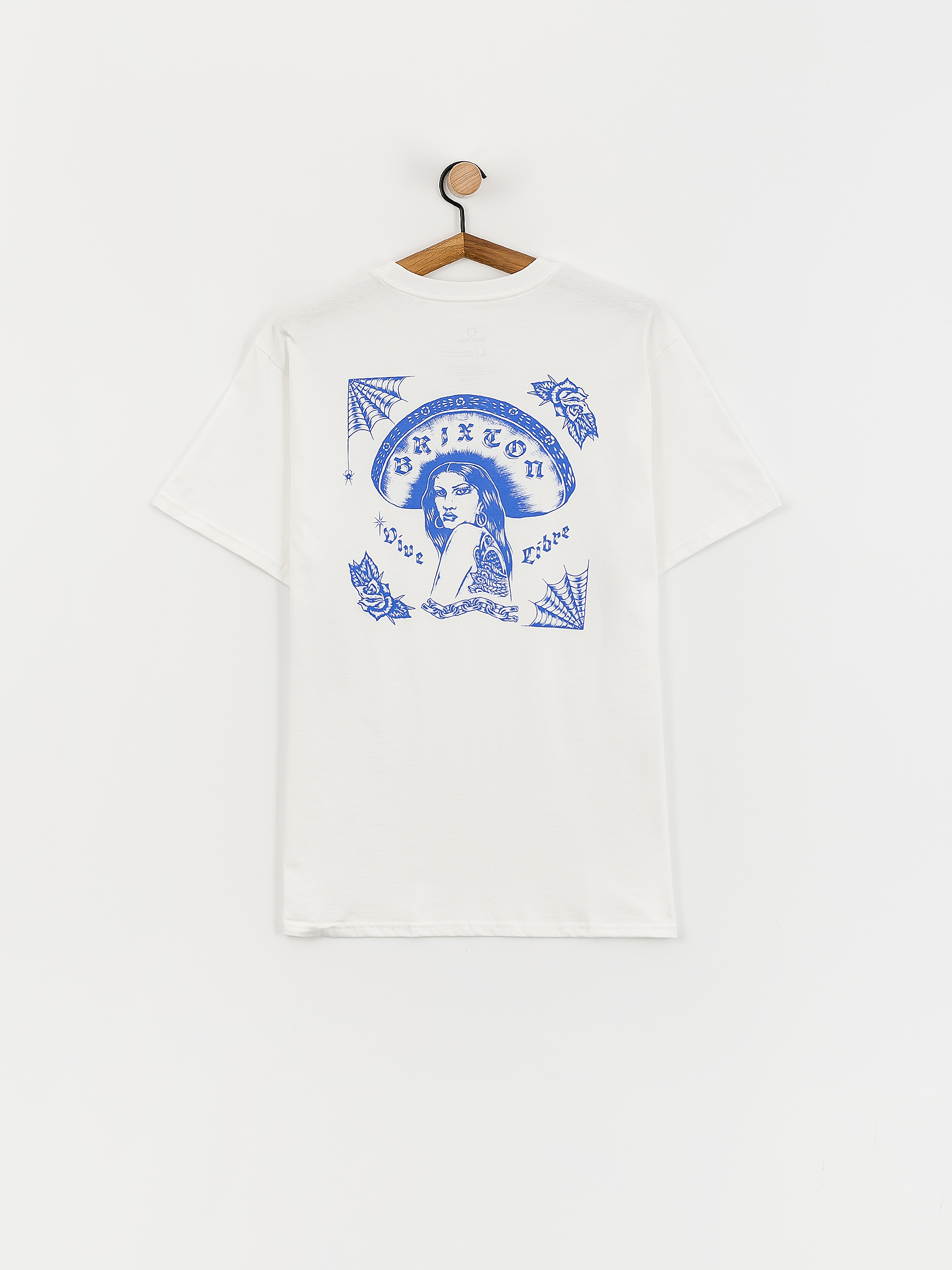 Футболка Brixton Vive Libre Stt (white)