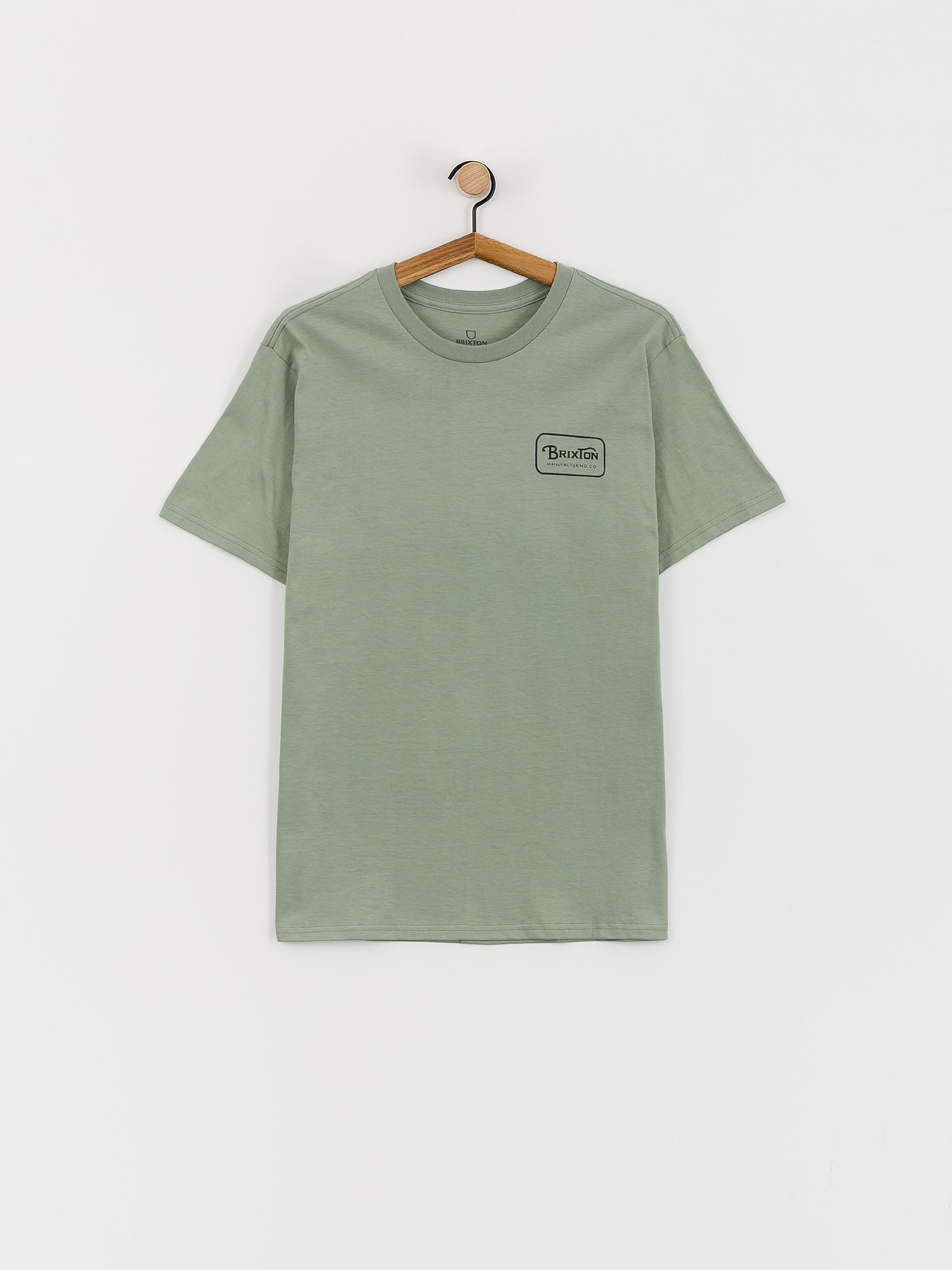 Футболка Brixton Grade Stt (chinois green/washed navy/wash)