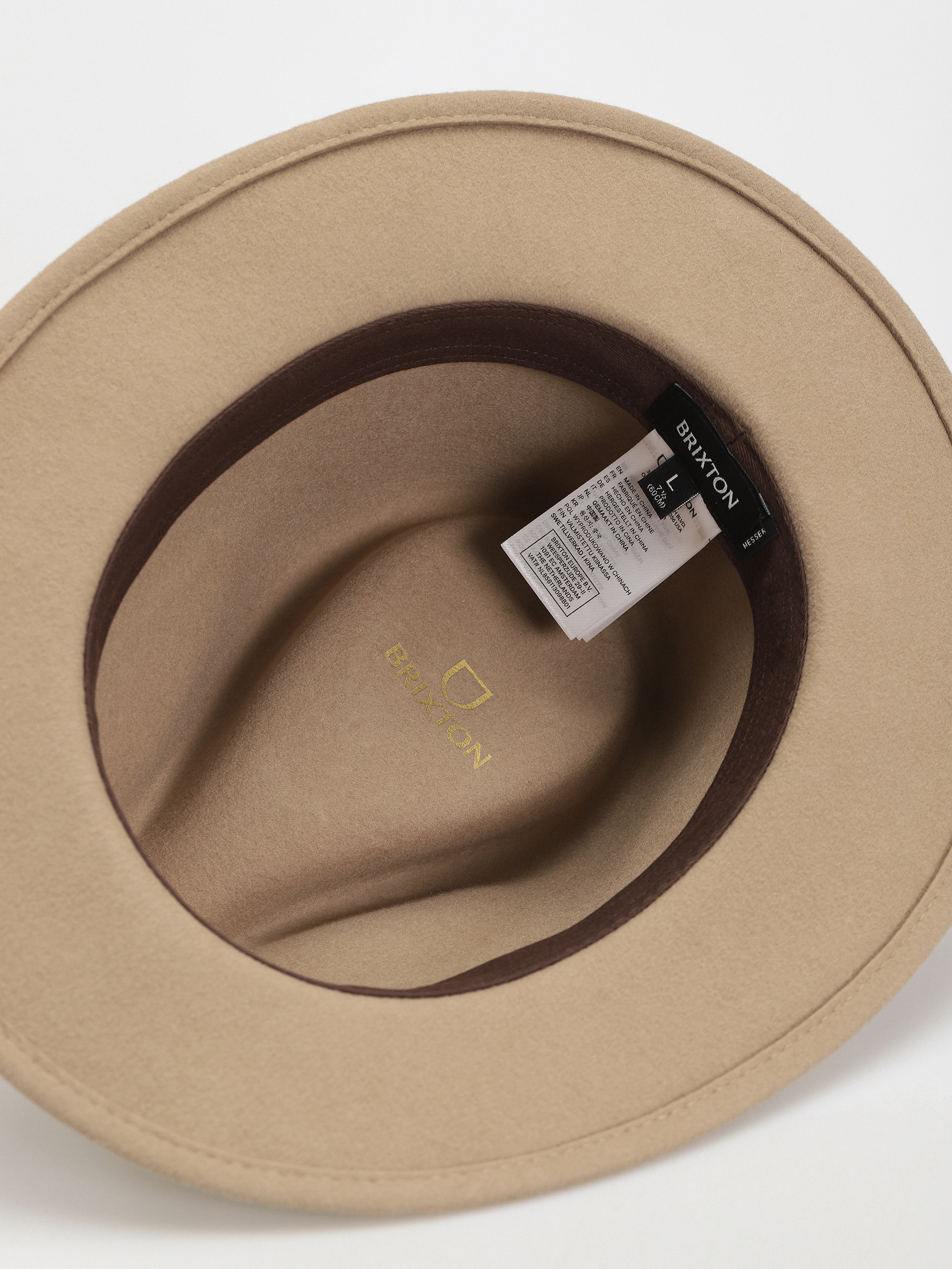 Капелюх Brixton Messer Fedora (sand)