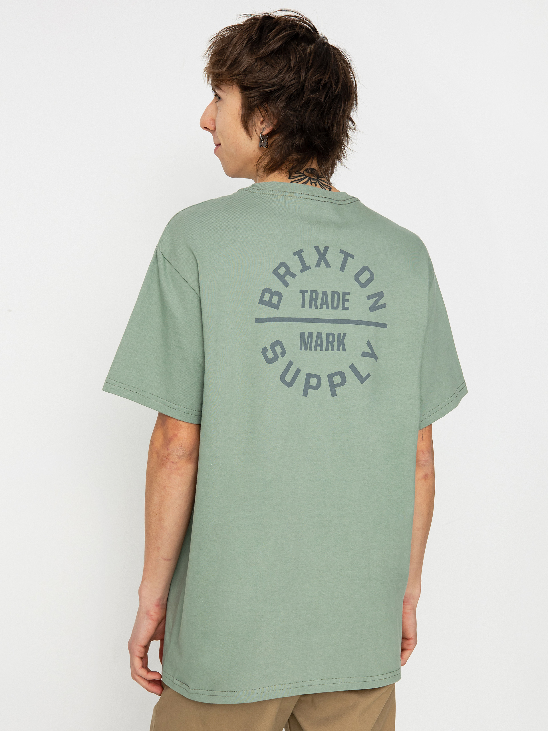 u0424u0443u0442u0431u043eu043bu043au0430 Brixton Oath V Stt (chinois green/charcoal)