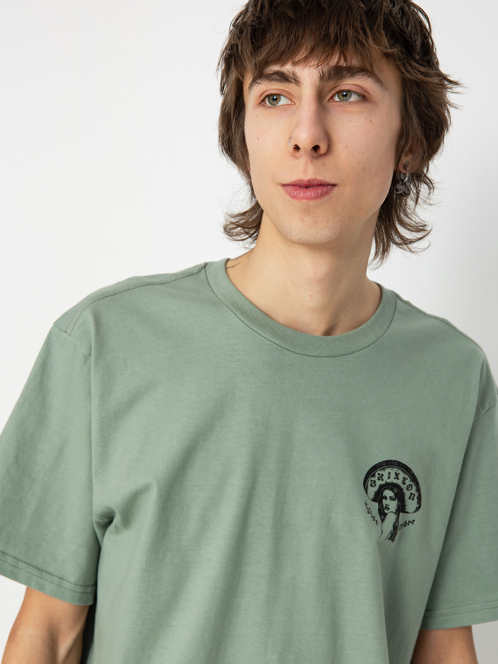 Футболка Brixton Vive Libre Stt (chinois green)