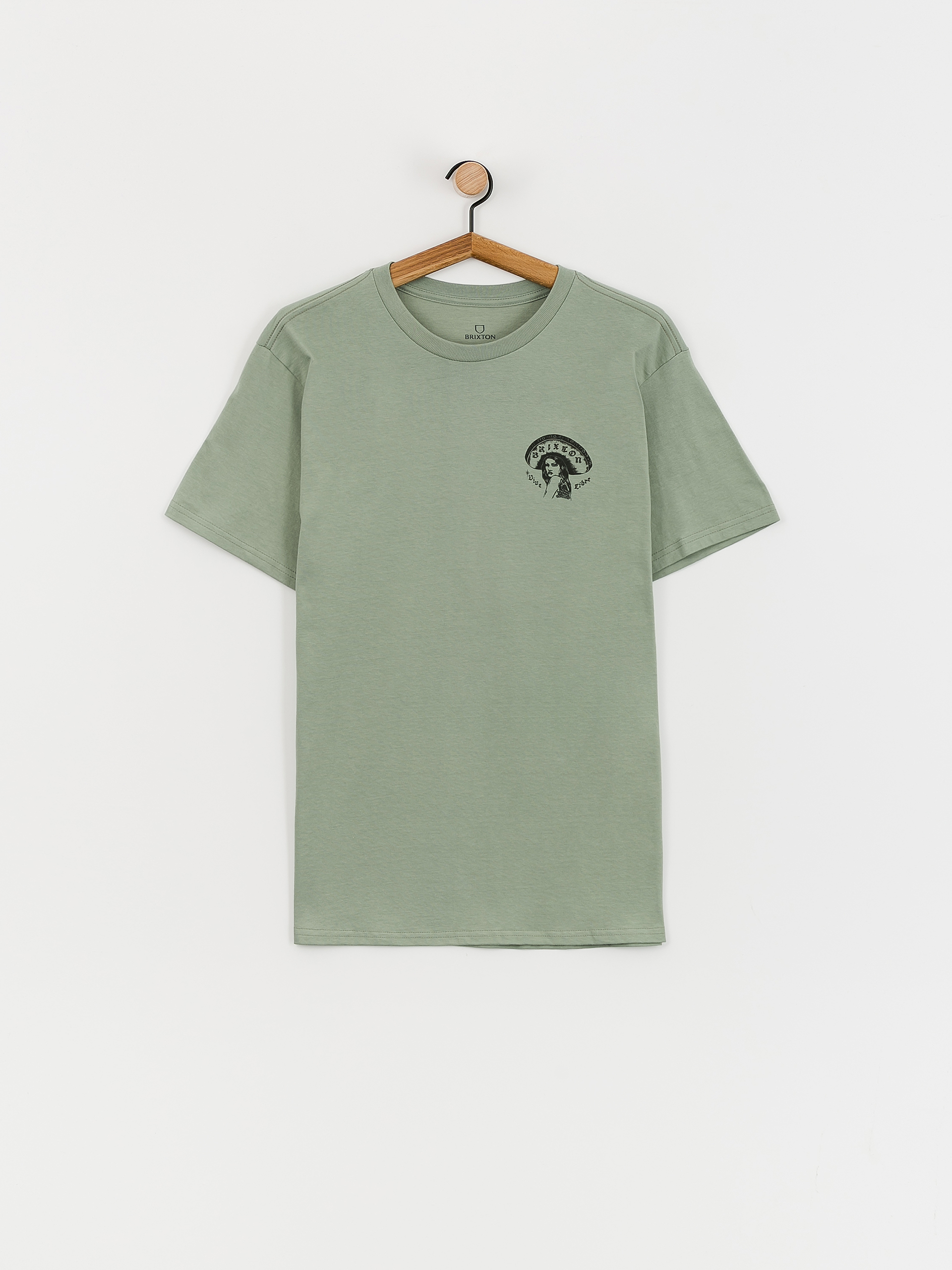 Футболка Brixton Vive Libre Stt (chinois green)