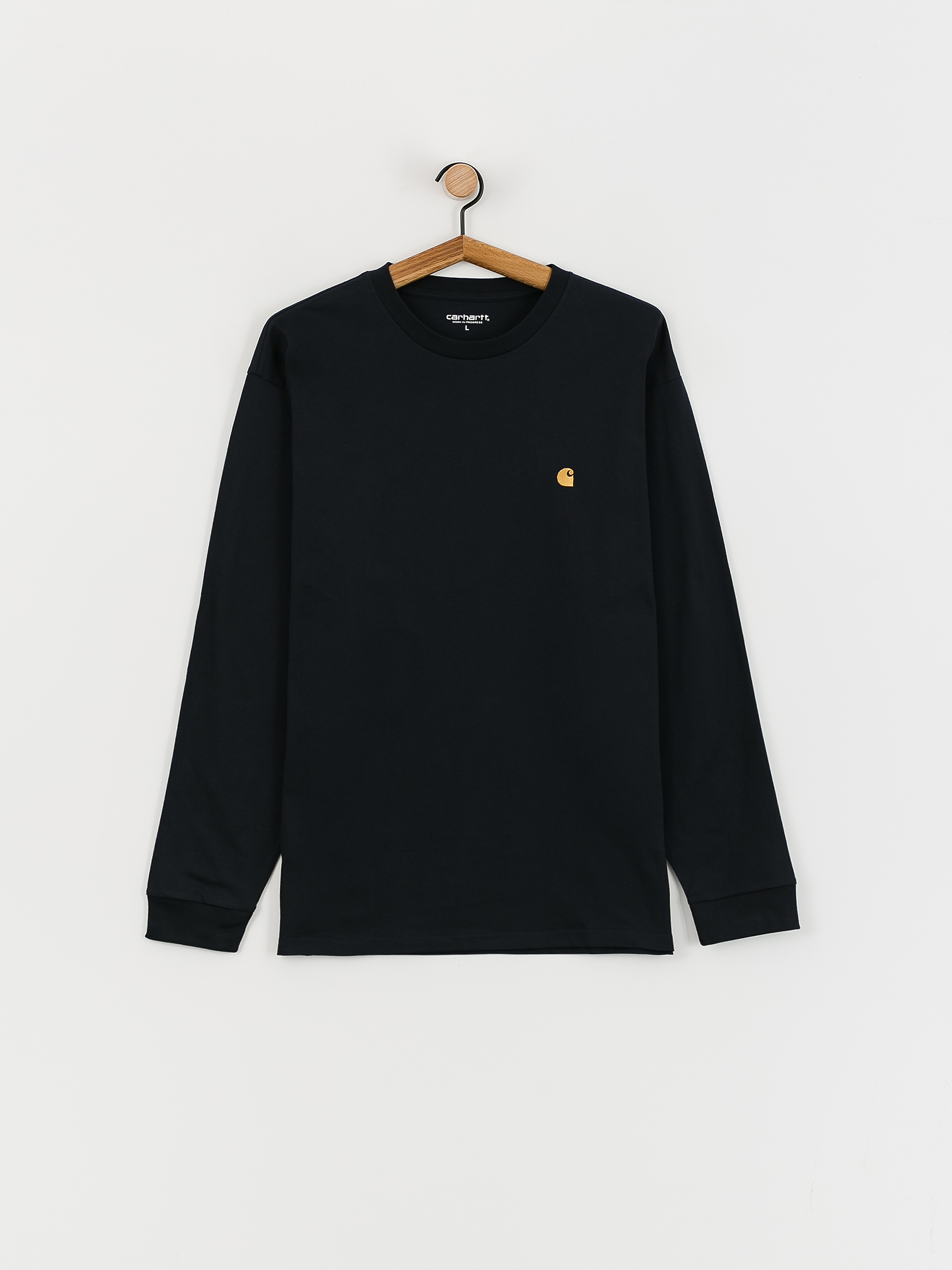 Лонгслів Carhartt WIP Chase (dark navy/gold)