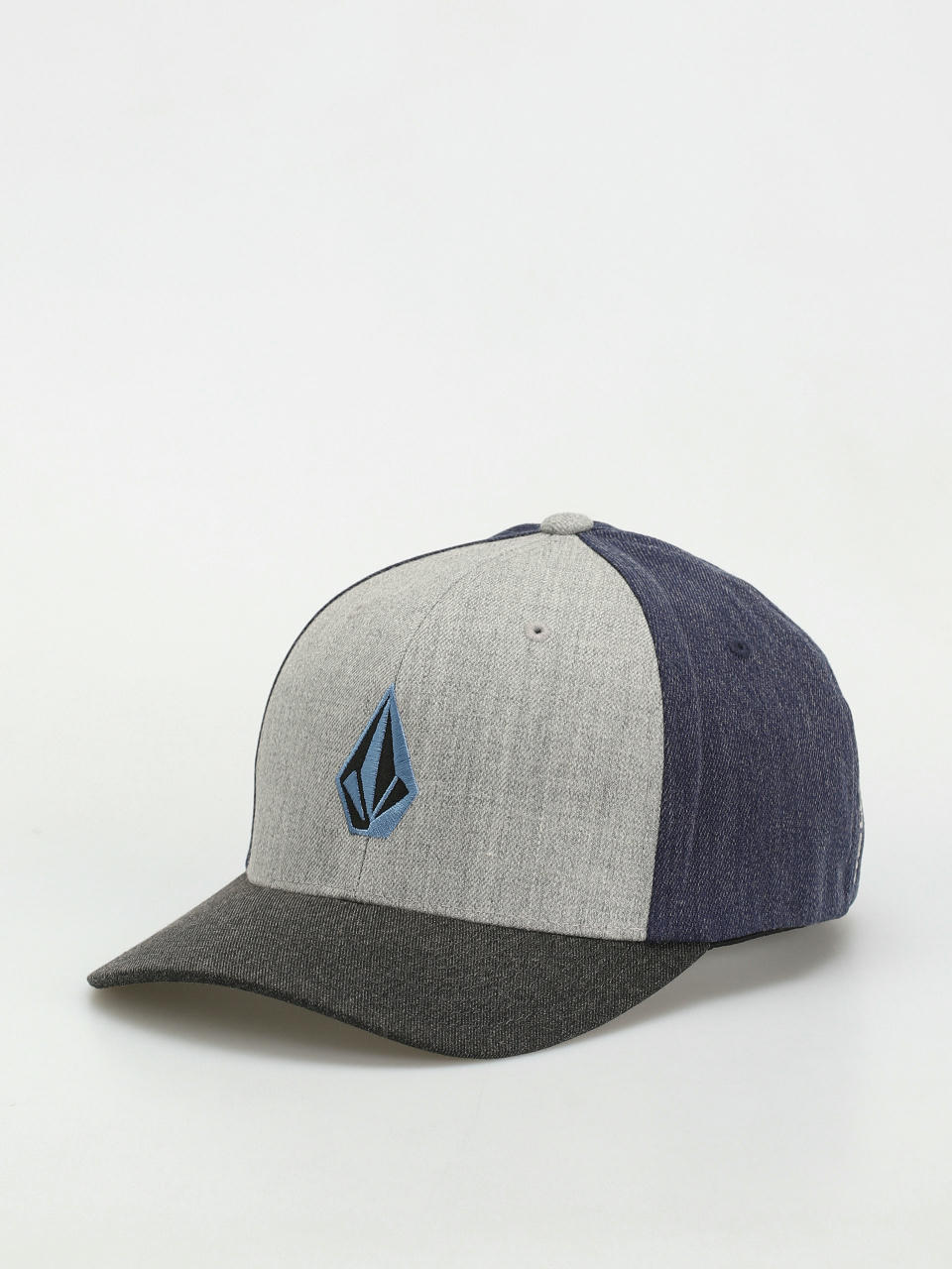 Кепка Volcom Full Stone Hthr Flexfit (smokey blue)