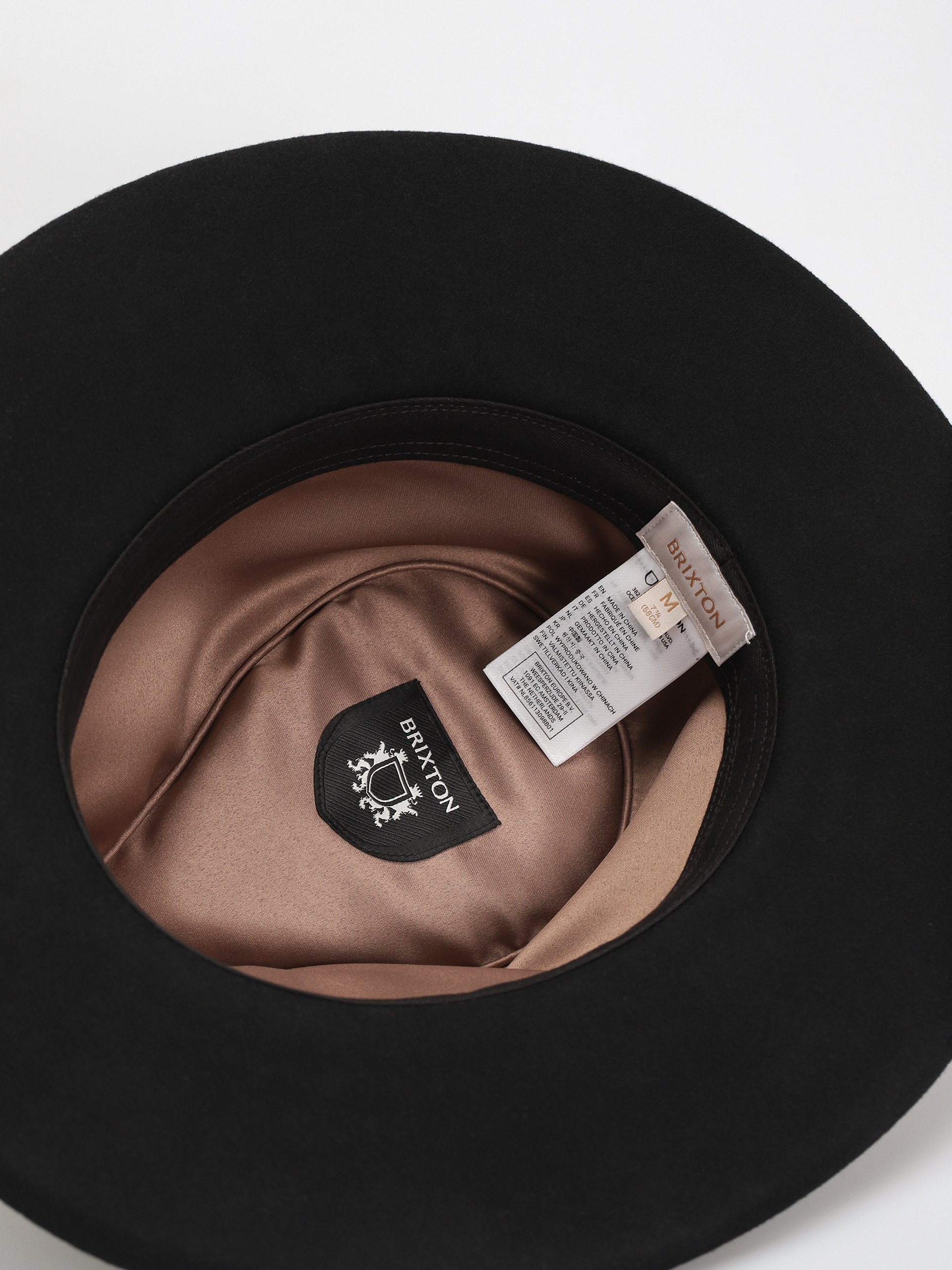 Капелюх Brixton Victoria Felt Fedora Wmn (black/black satin)