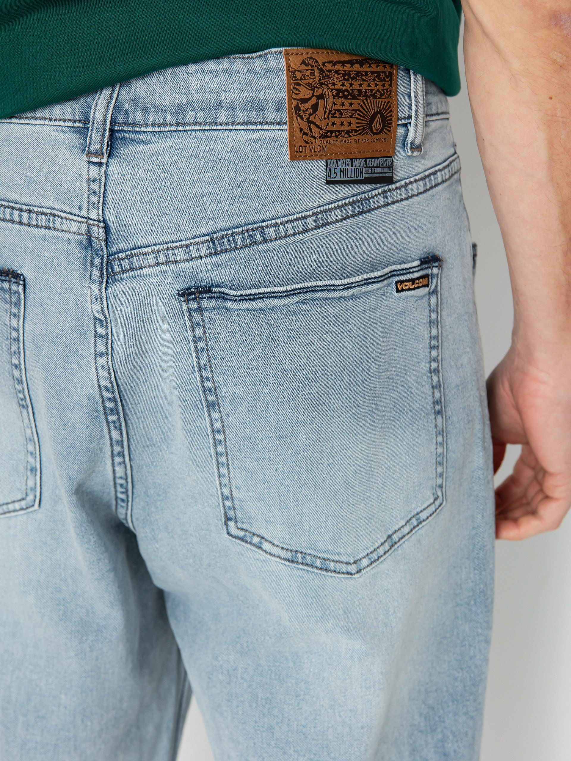 Штани Volcom Billow Denim (desert dirt indigo)