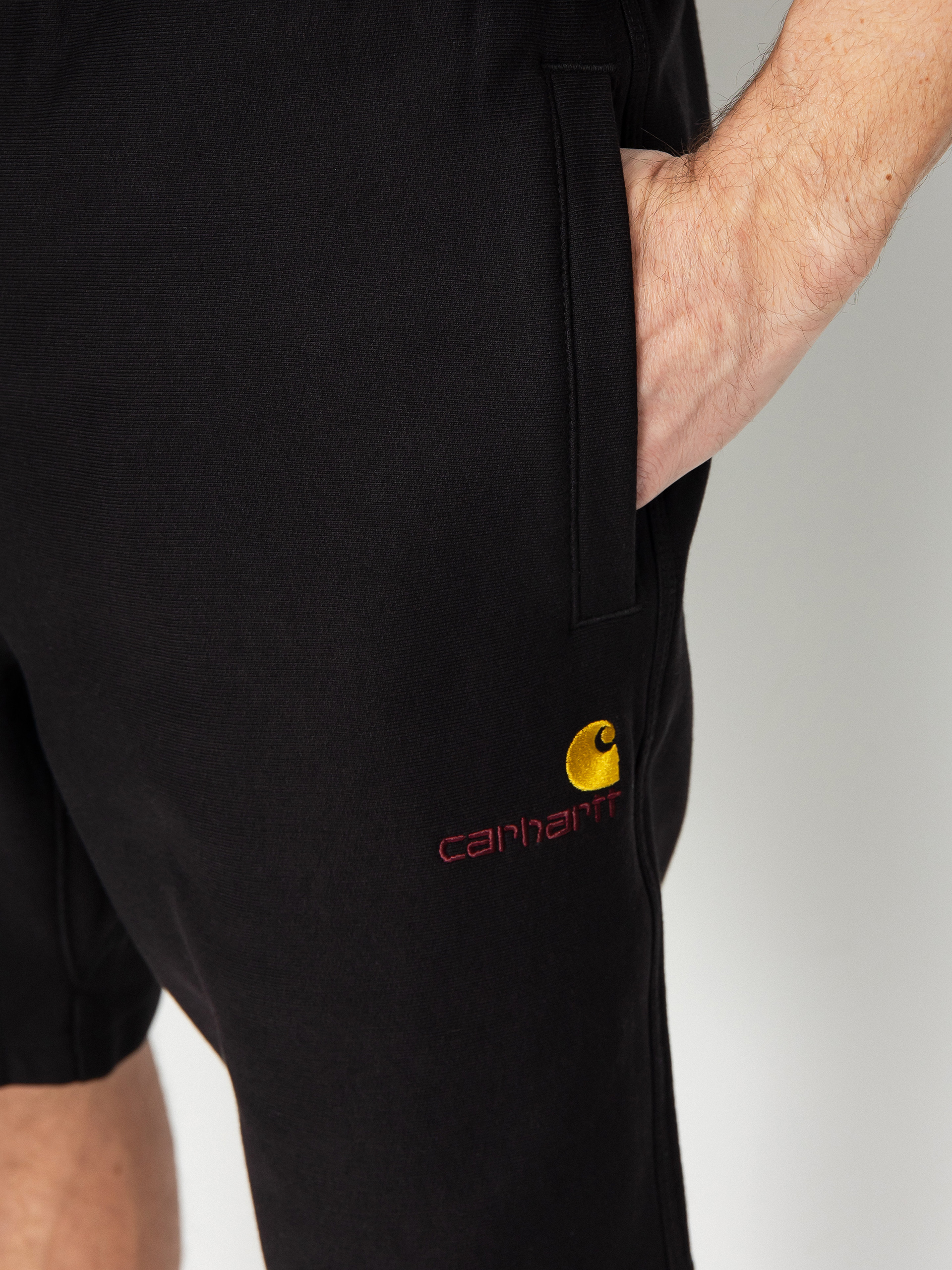 Шорти Carhartt WIP American Script (black)