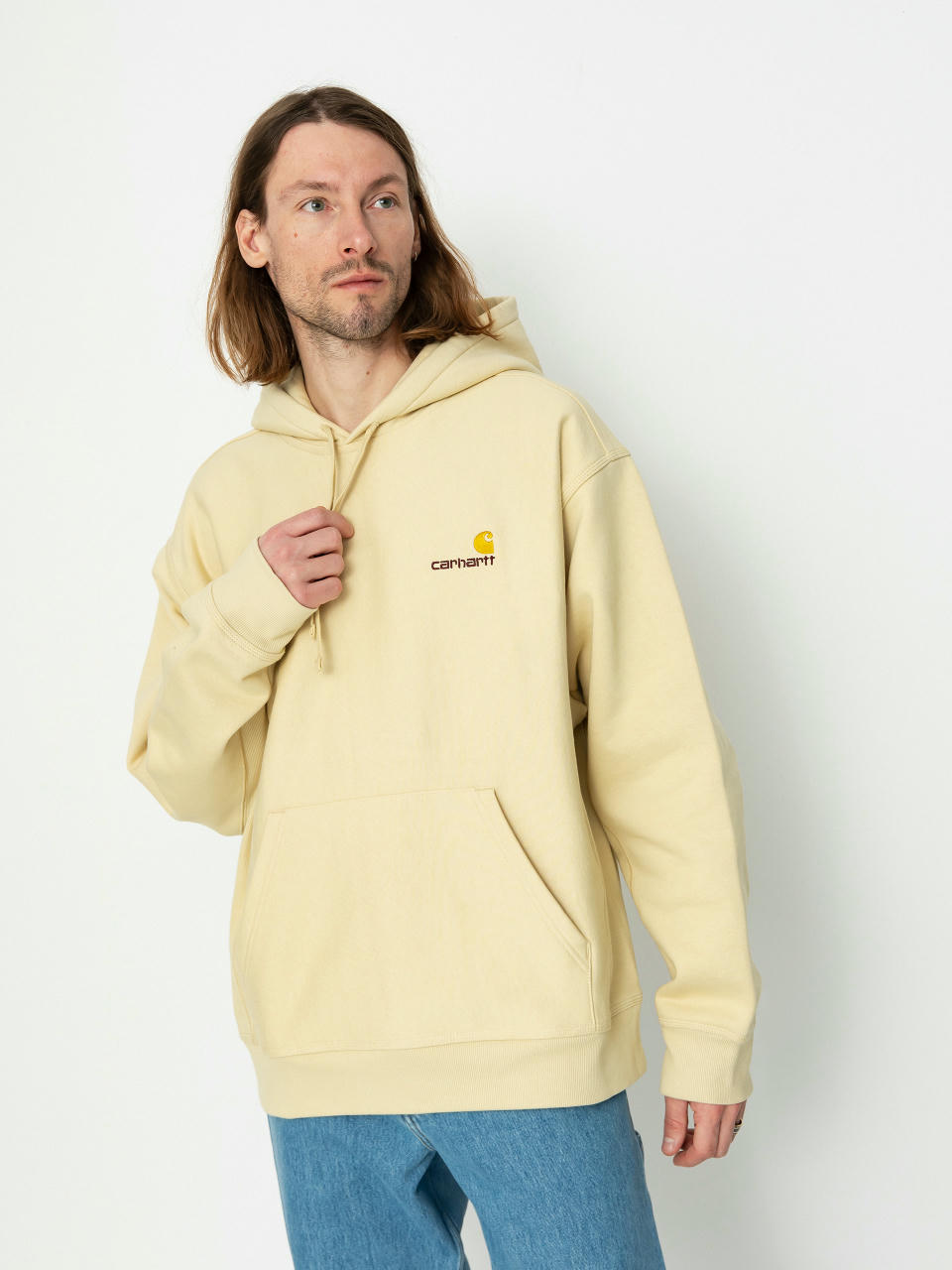 Худі Carhartt WIP American Script HD (rattan)