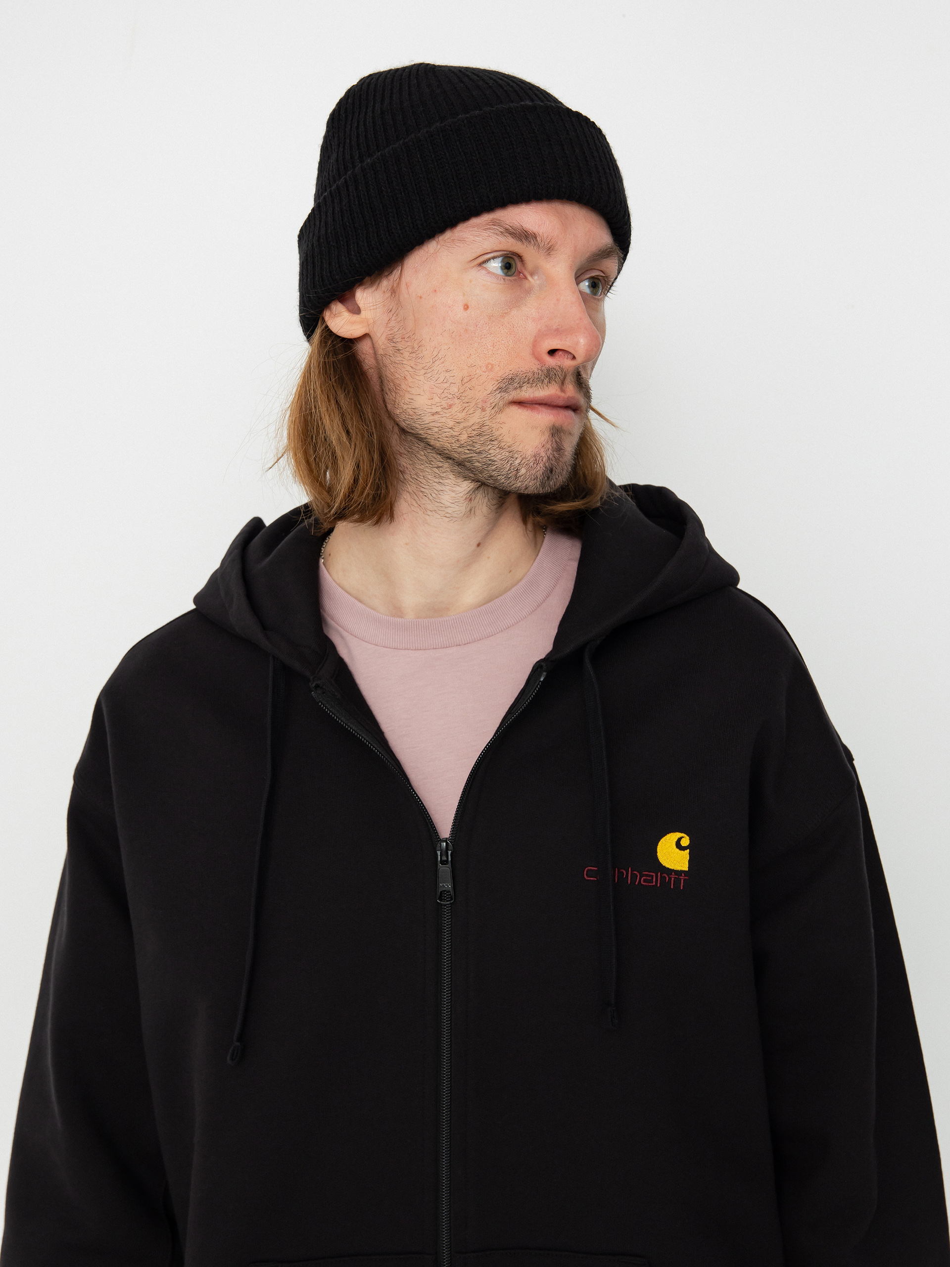 Худі Carhartt WIP American Script ZHD (black)