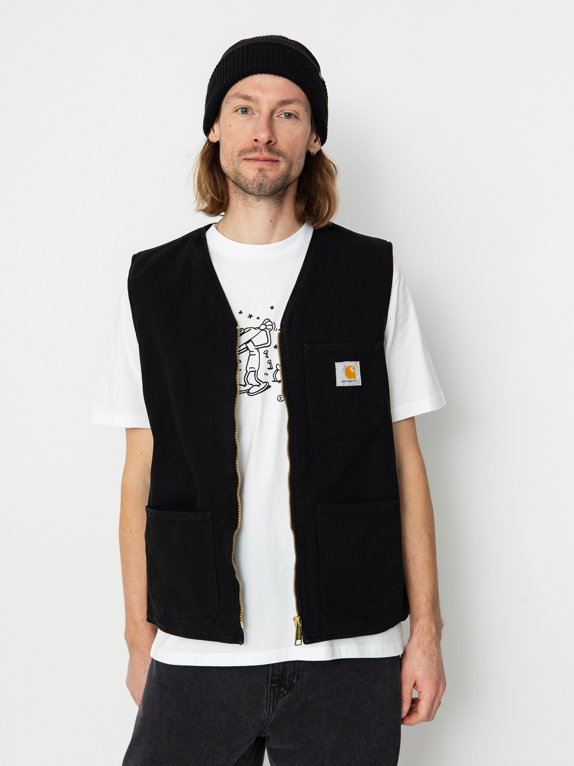 Безрукавка Carhartt WIP Arbor (aged canvas black)