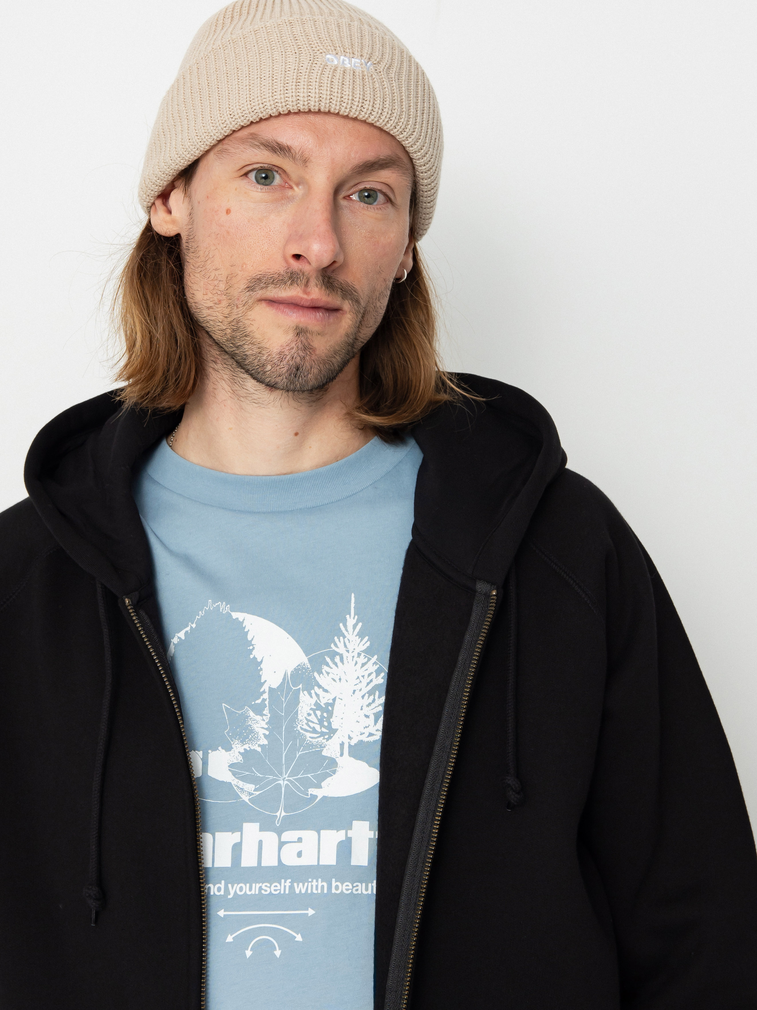 Худі Carhartt WIP Chase ZHD (black/gold)