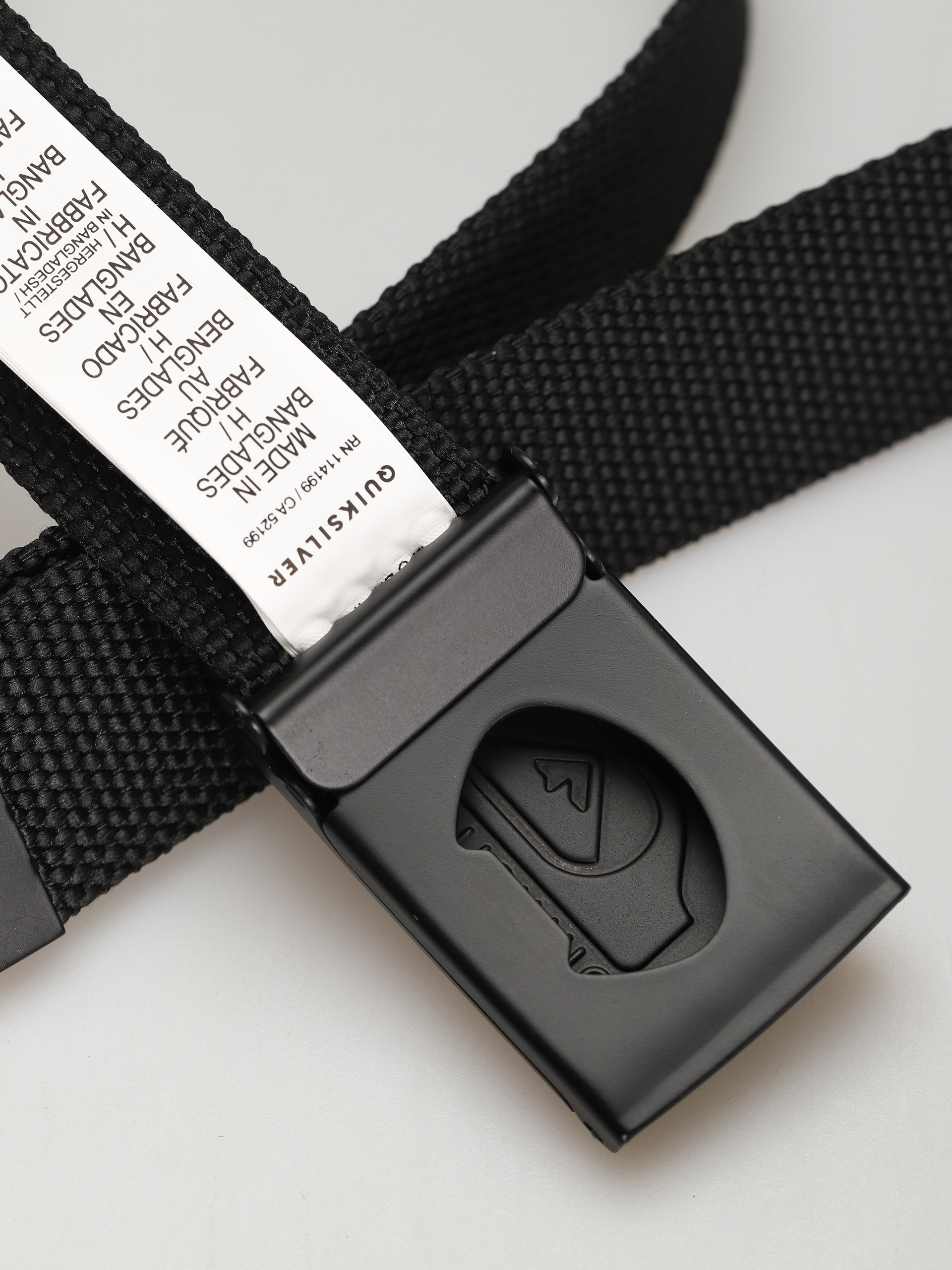 Ремінь Quiksilver Principal Schwack (black/black)