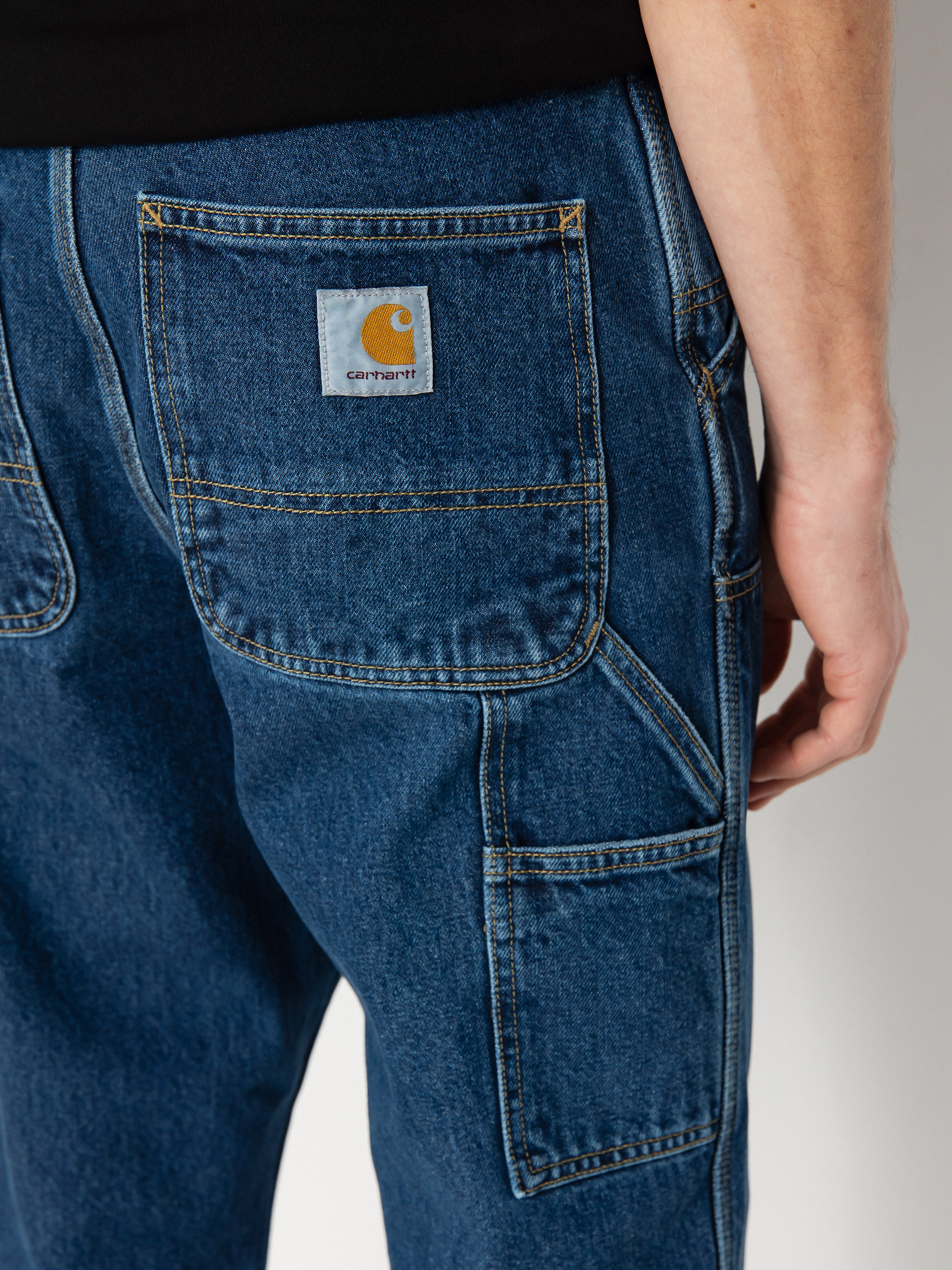 Штани Carhartt WIP Double Knee (blue)
