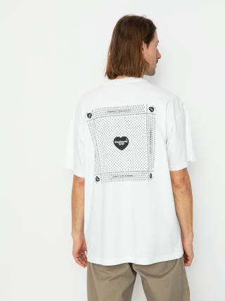 Футболка Carhartt WIP Heart Bandana (white/black)