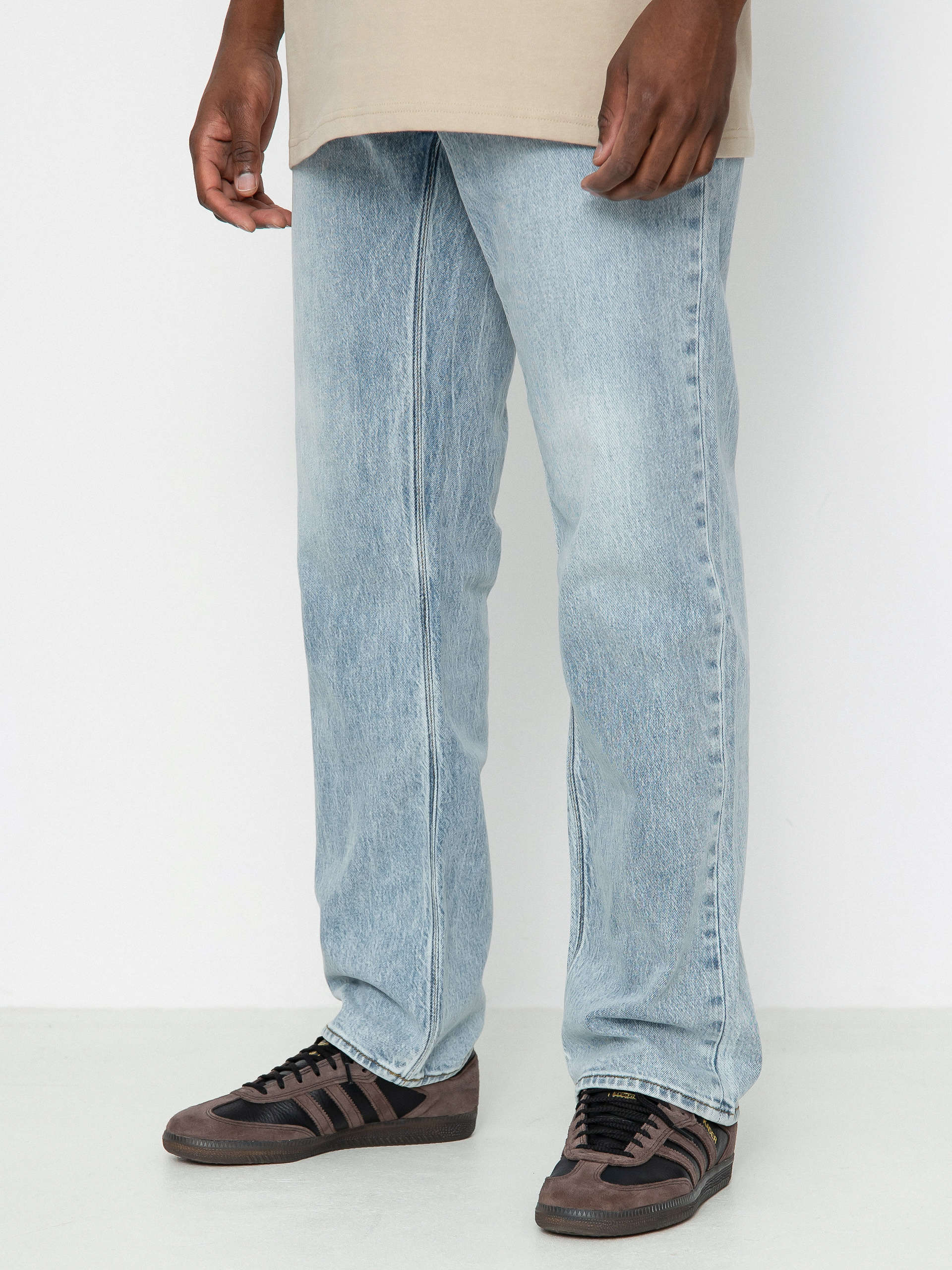 u0428u0442u0430u043du0438 Volcom Solver Denim (heavy worn faded)