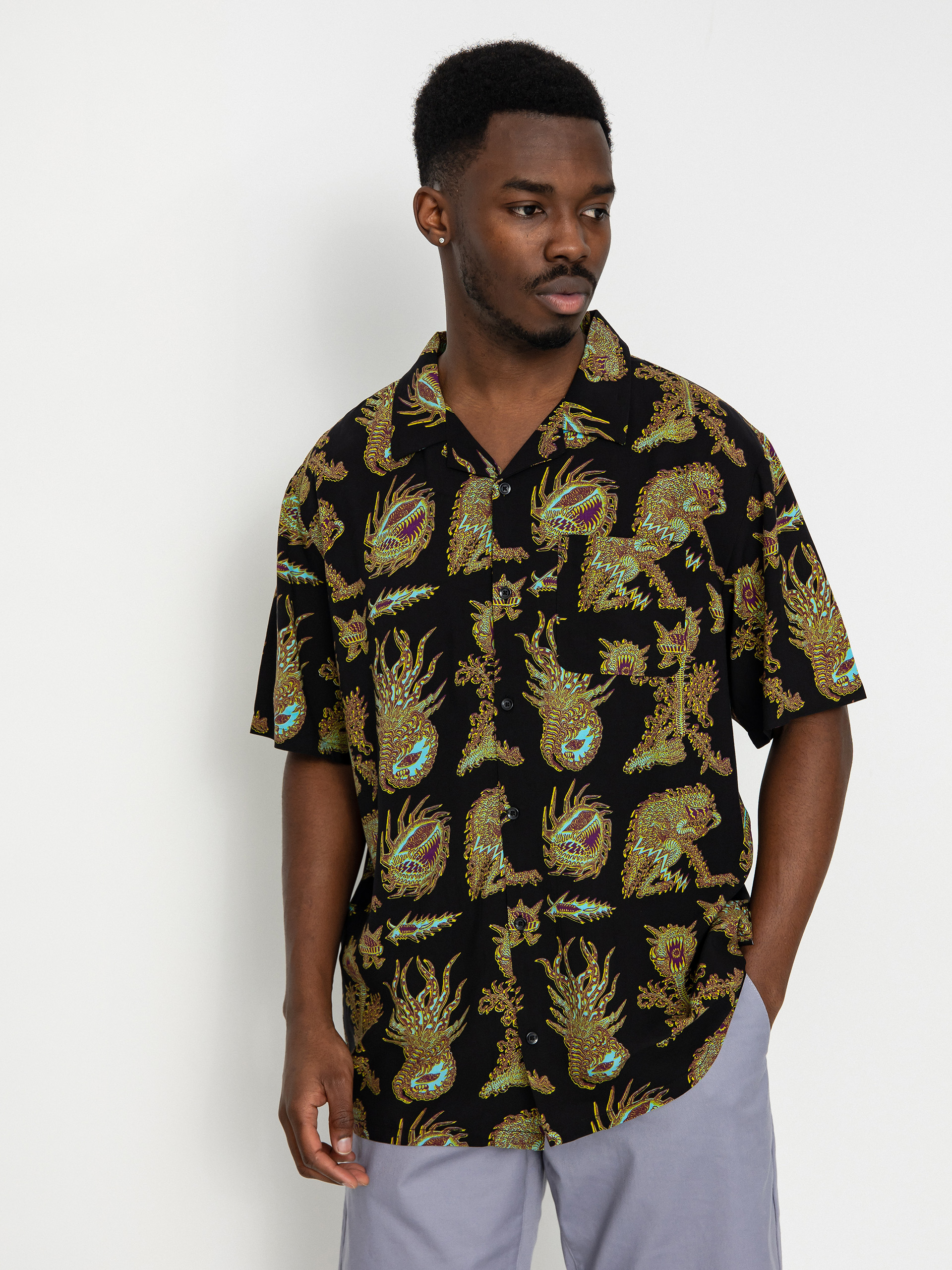 Сорочка Volcom Fa Tetsunori (black)