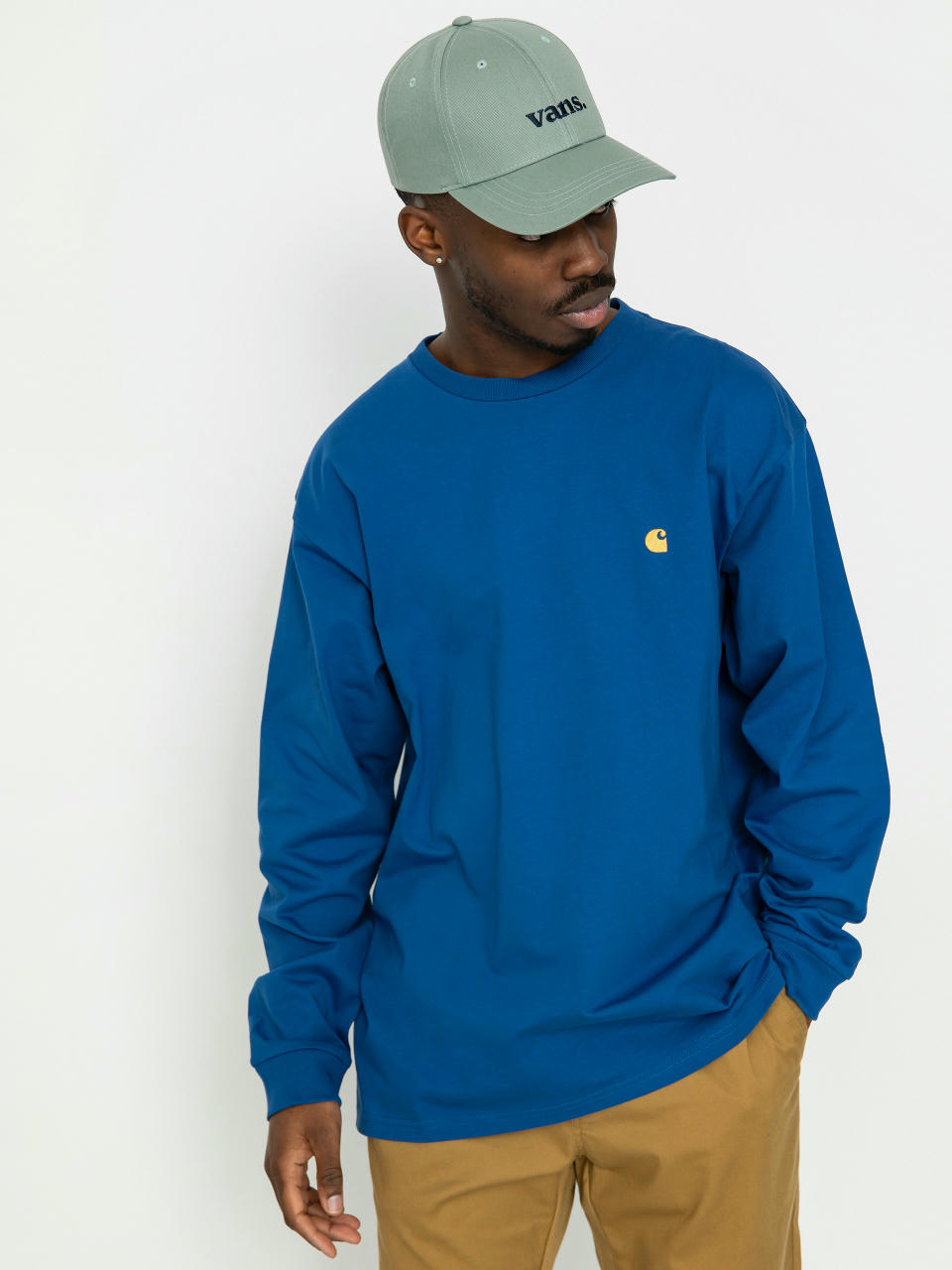 Лонгслів Carhartt WIP Chase (acapulco/gold)