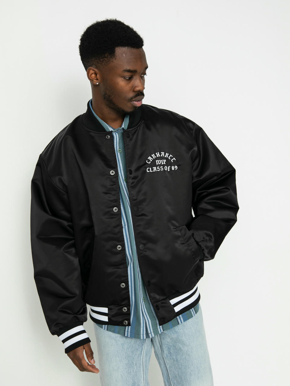 Куртка Carhartt WIP Class of 89 Bomber (black/white)