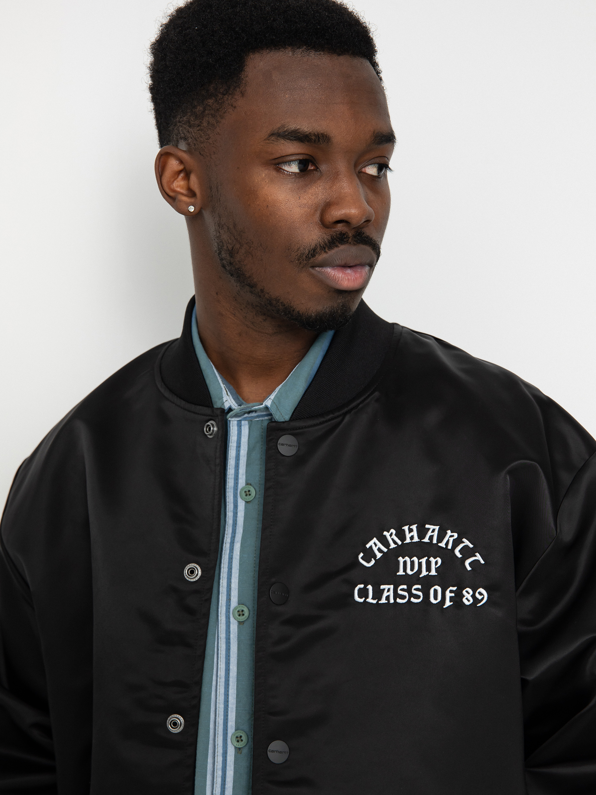 Куртка Carhartt WIP Class of 89 Bomber (black/white)