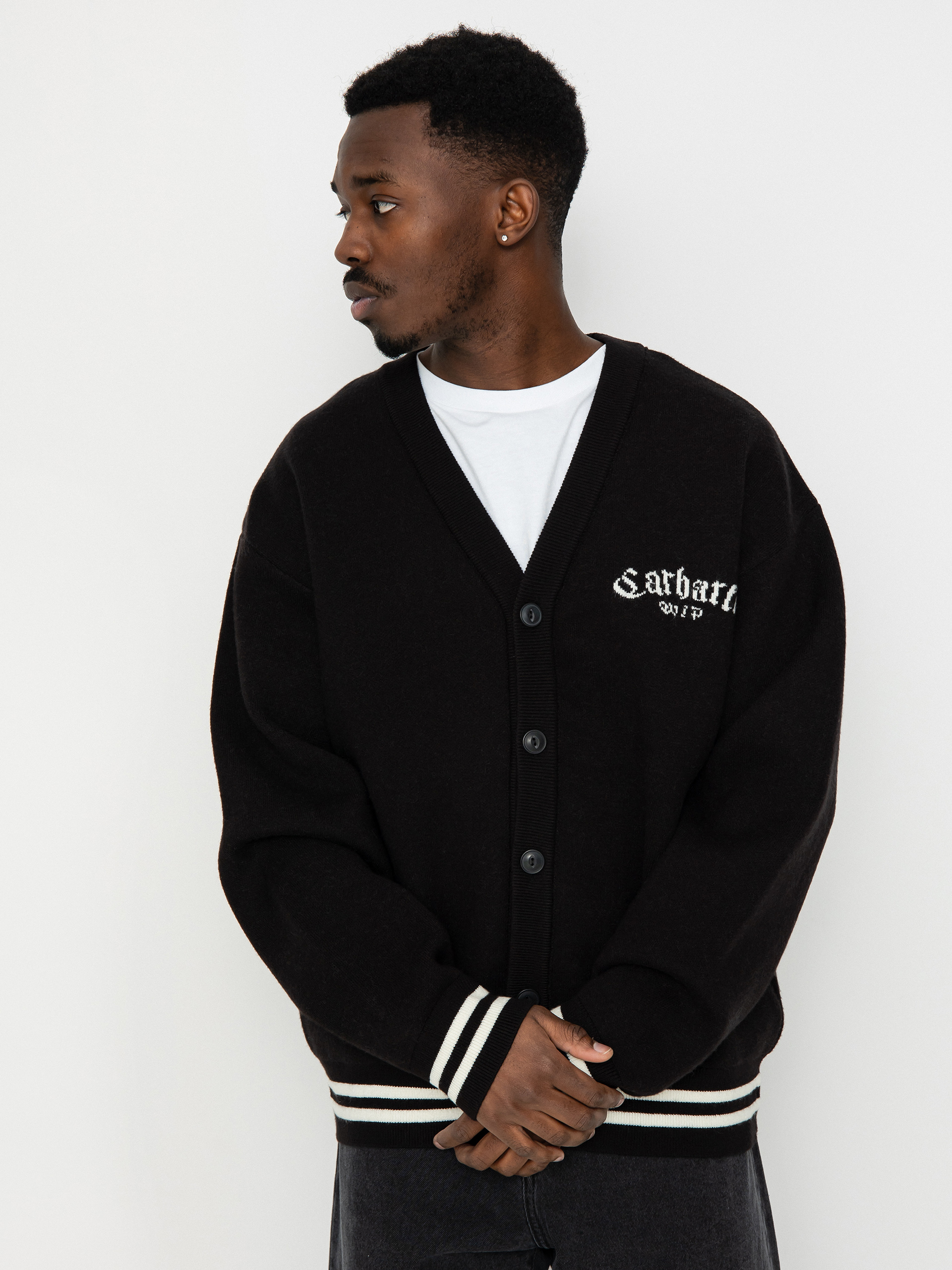 Светр Carhartt WIP Onyx Cardigan (black/wax)