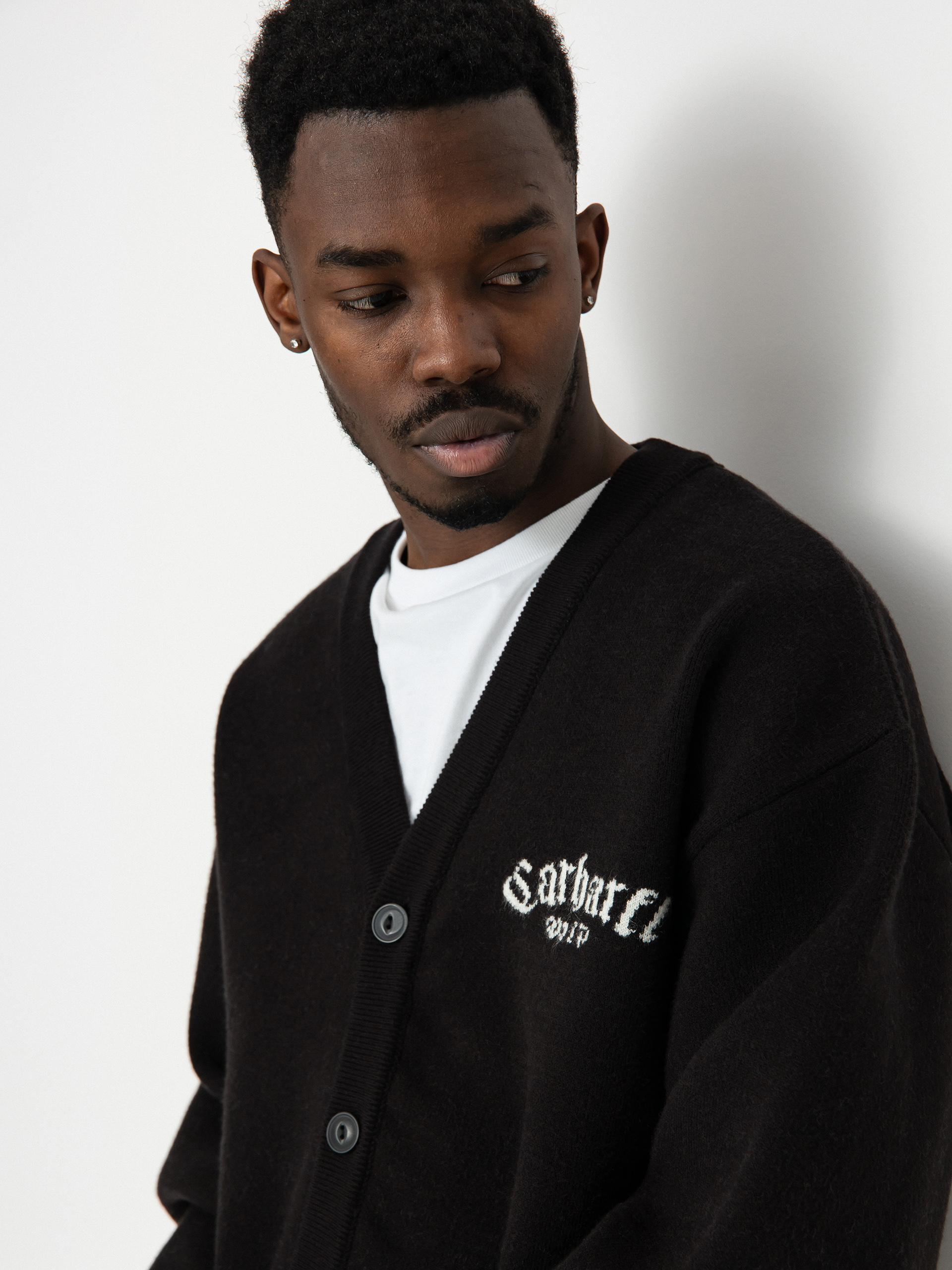 Светр Carhartt WIP Onyx Cardigan (black/wax)