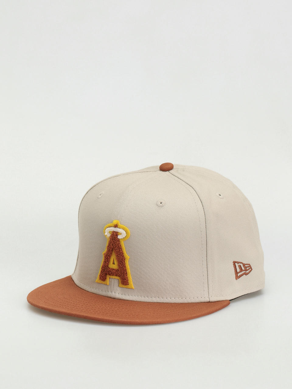 Кепка New Era Boucle 59Fifty Anaheim Angels (stone/brown)