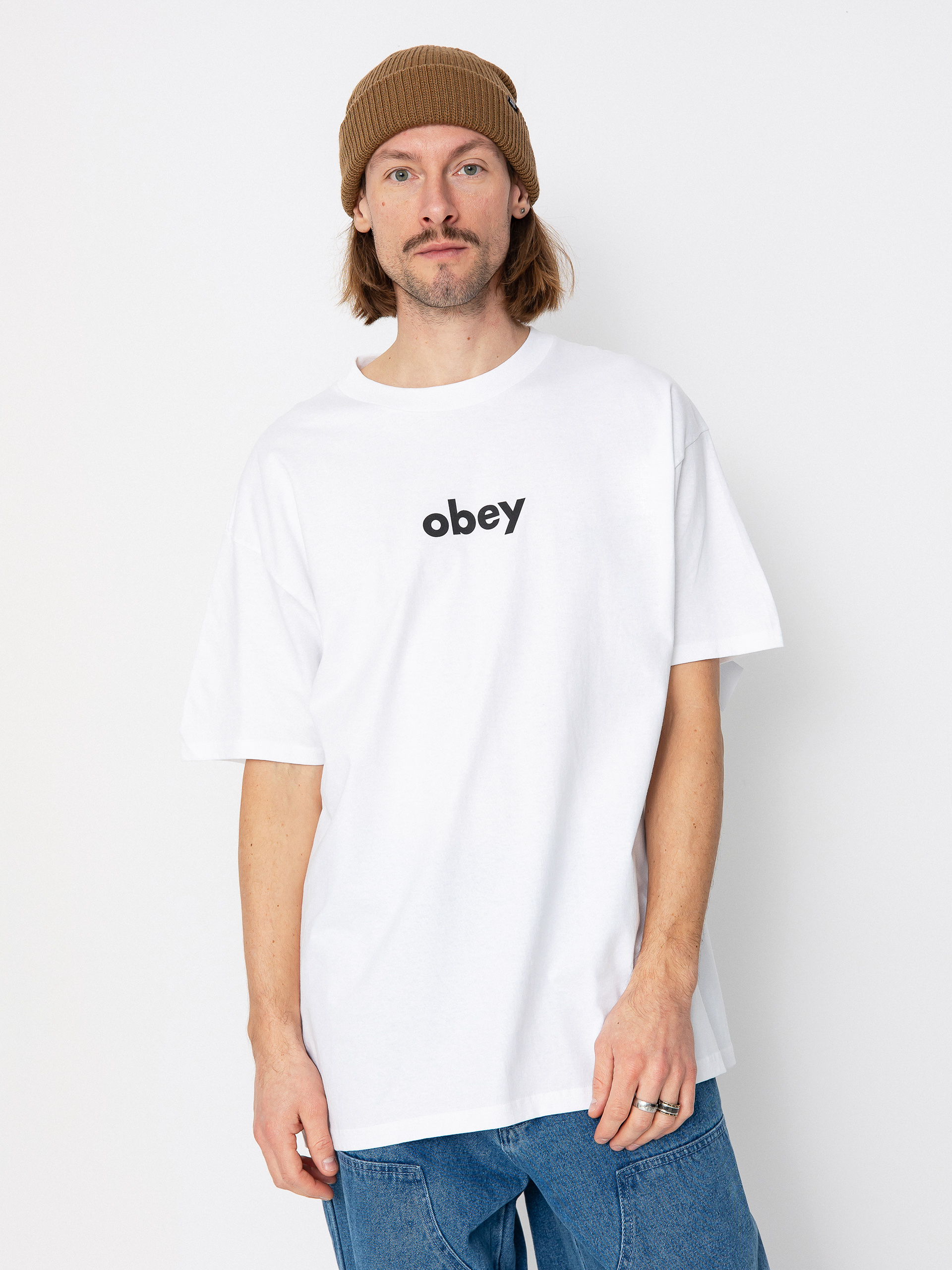 Футболка OBEY Lower Case 2 (white)